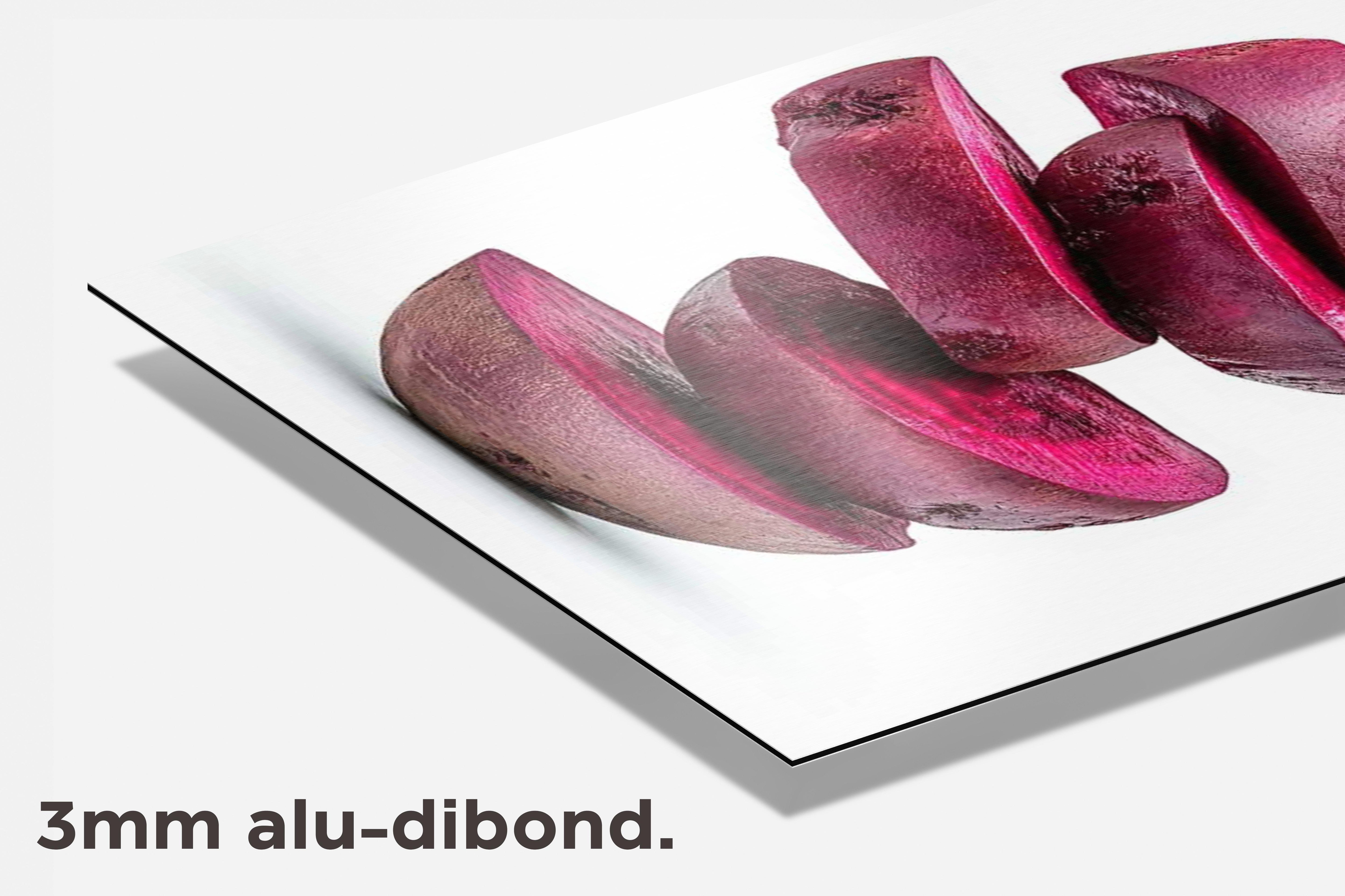 Rode Biet dibond detail