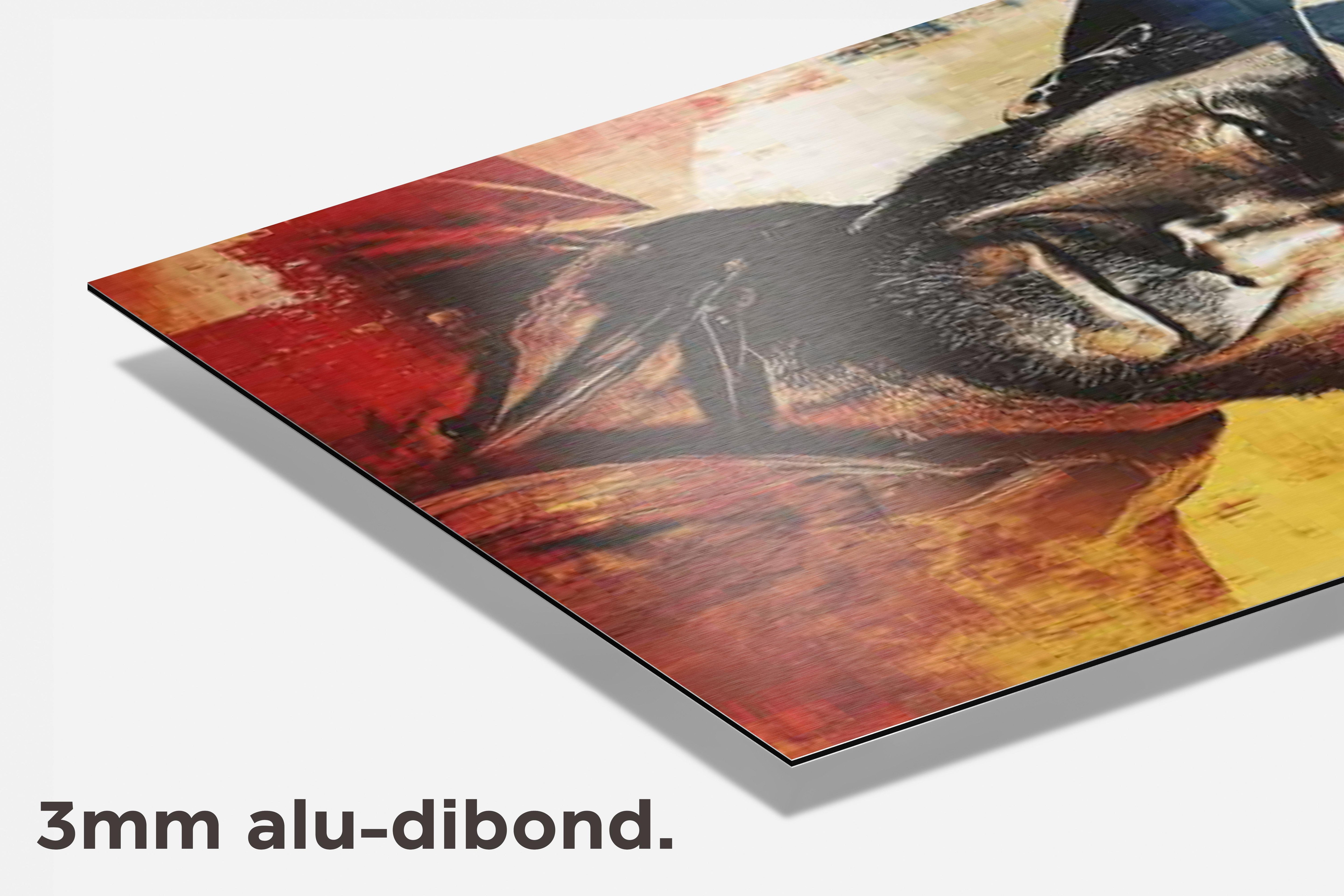 Clint Eastwood dibond detail