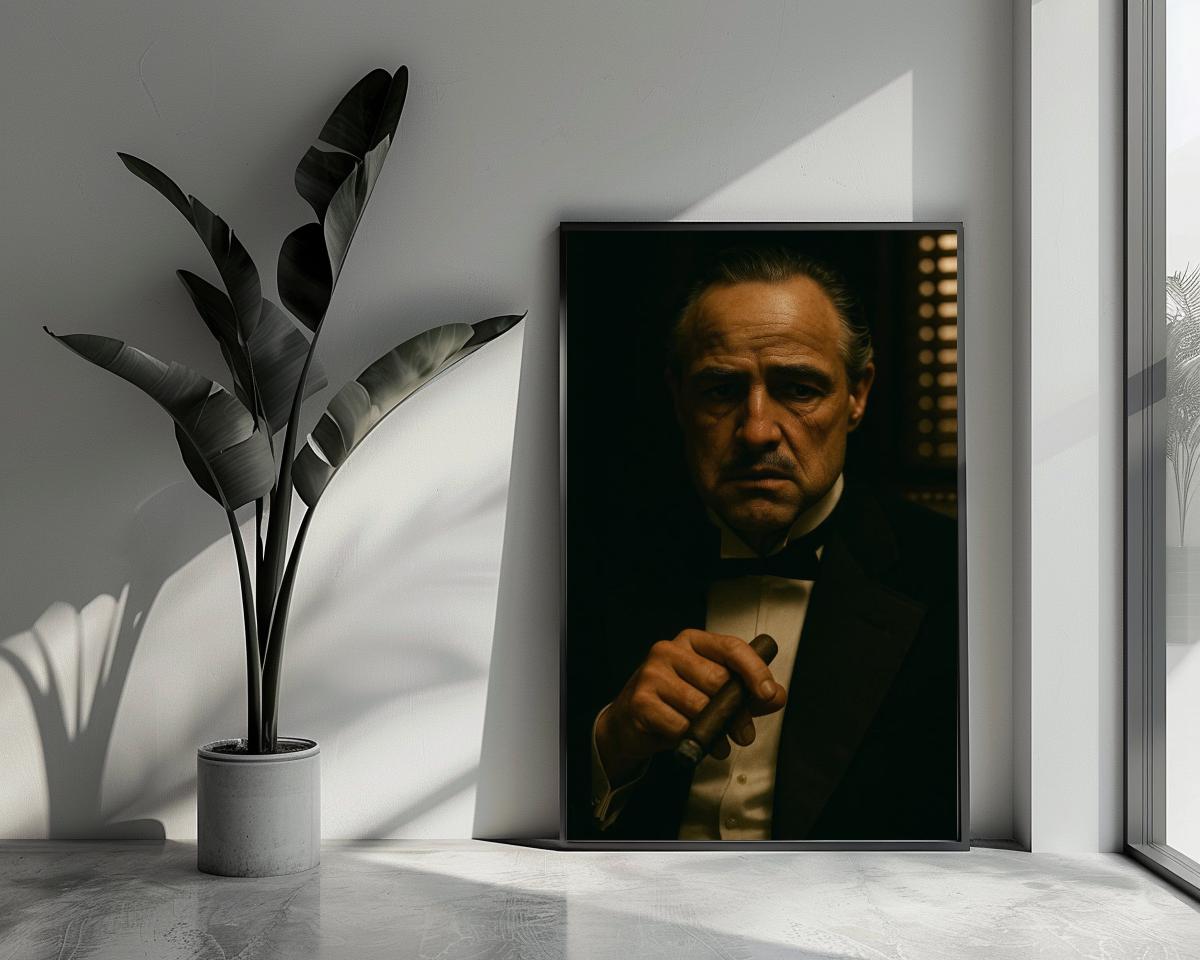 Don Corleone Cigar The Godfather poster van 25 Artstreet