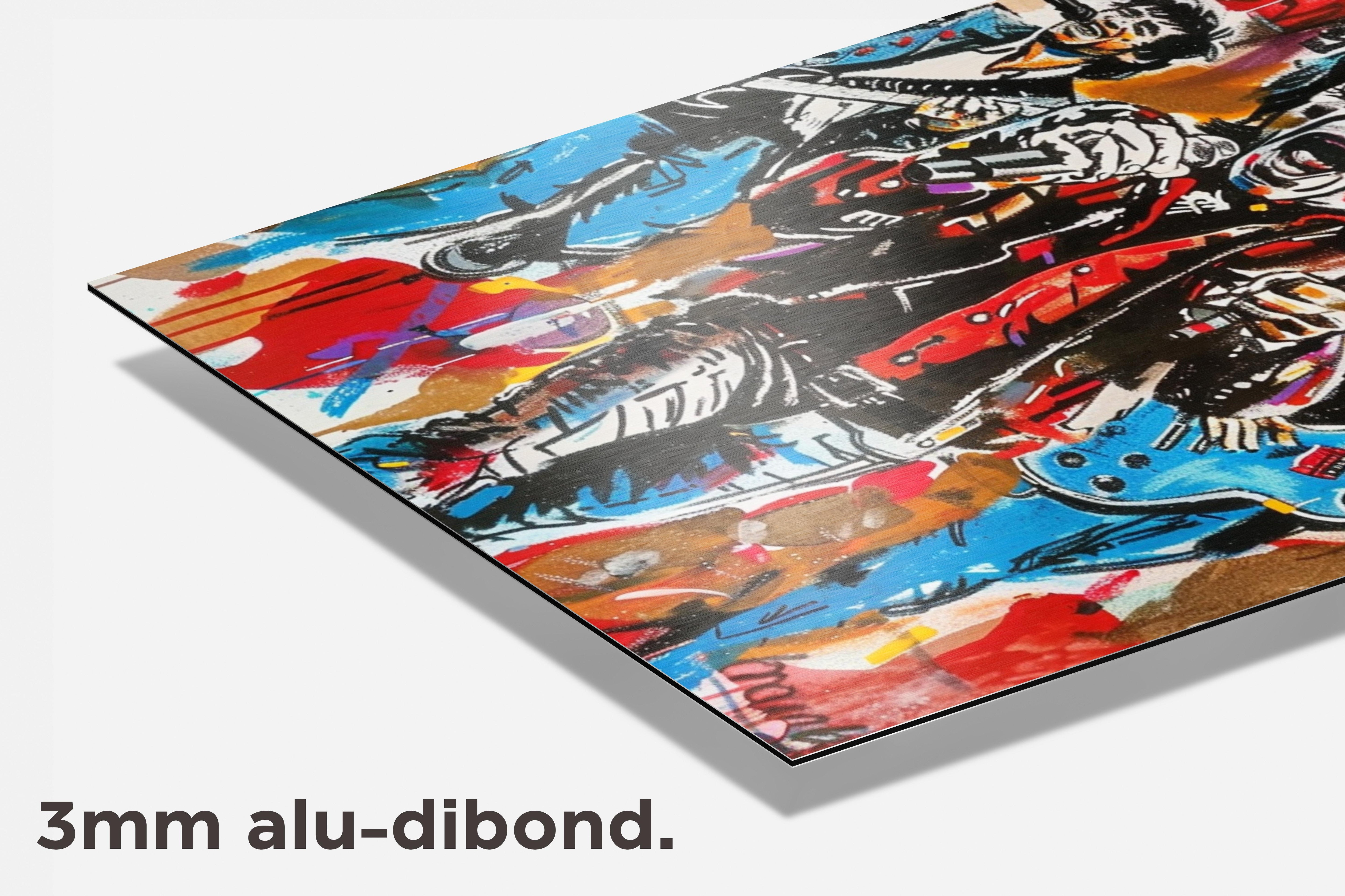 Rolling Stones dibond detail
