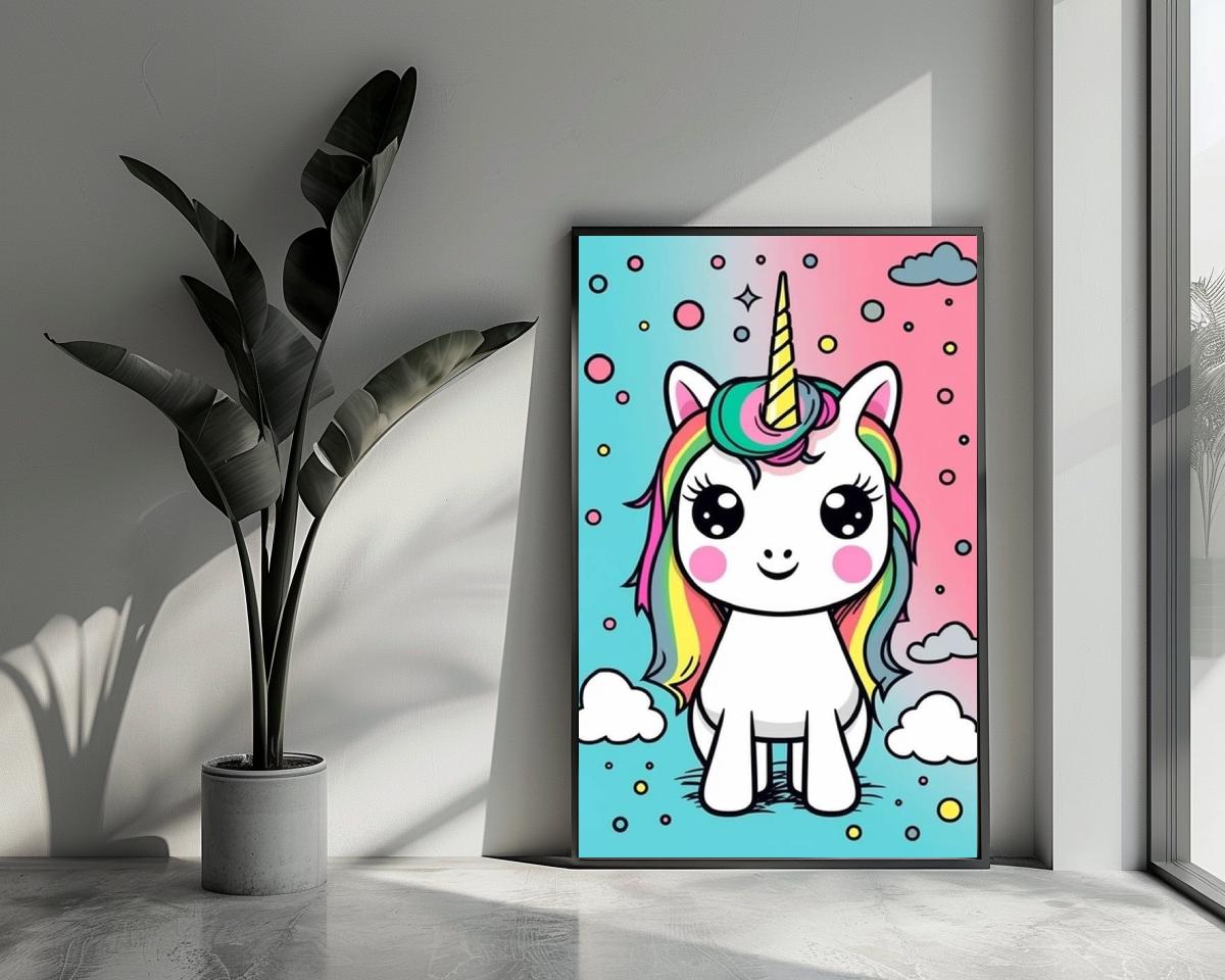 Unicorn Drawing poster van 25 Artstreet