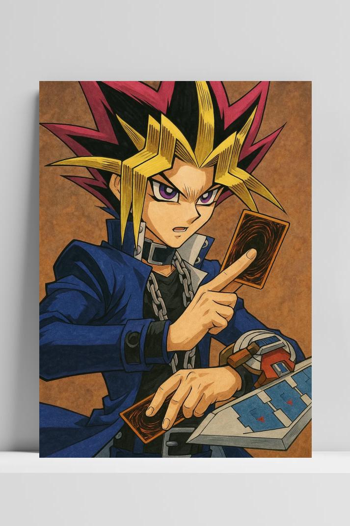 Yami Yugi Yu-Gi-Oh op 3mm aluminium dibond