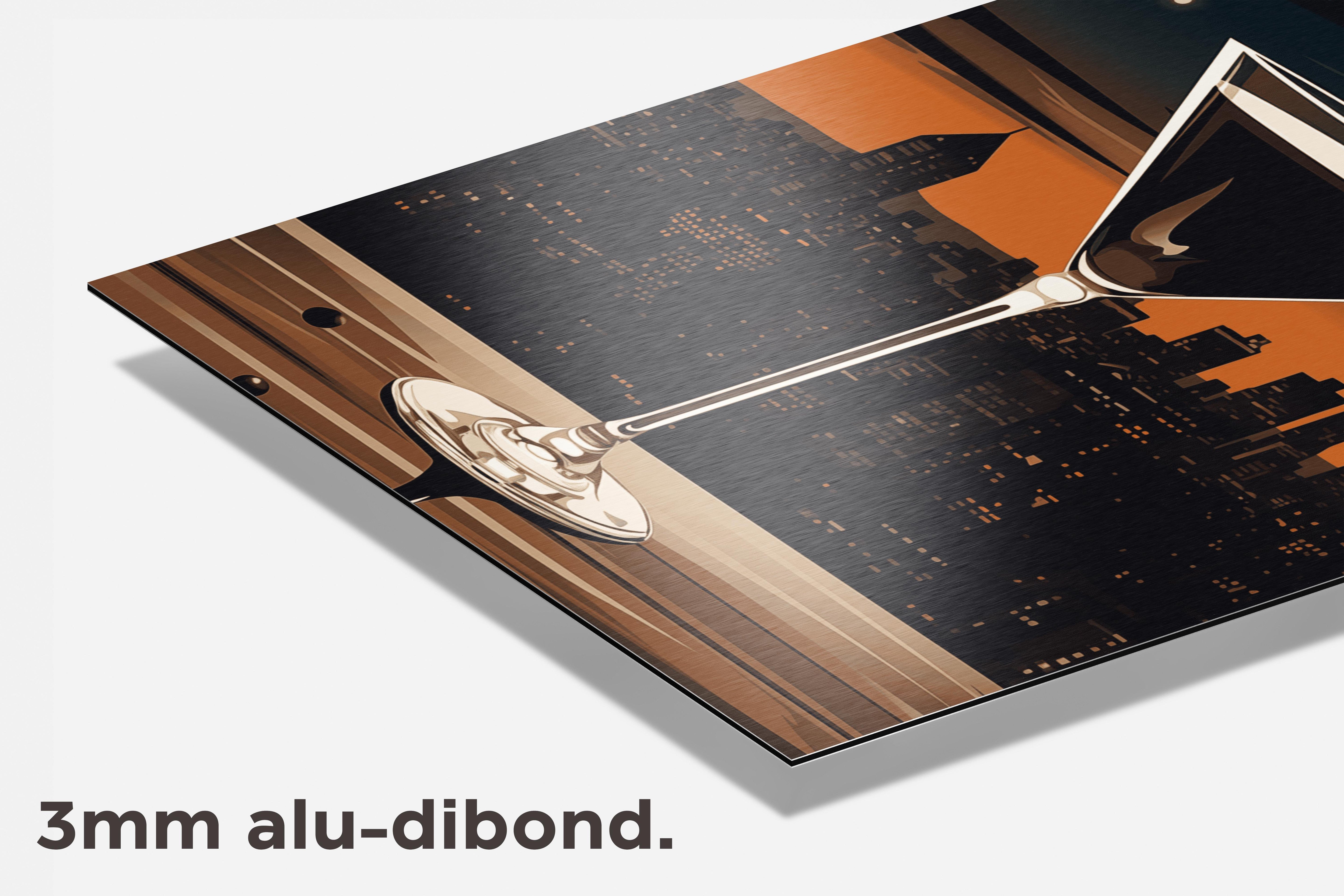 Espresso Martini dibond detail