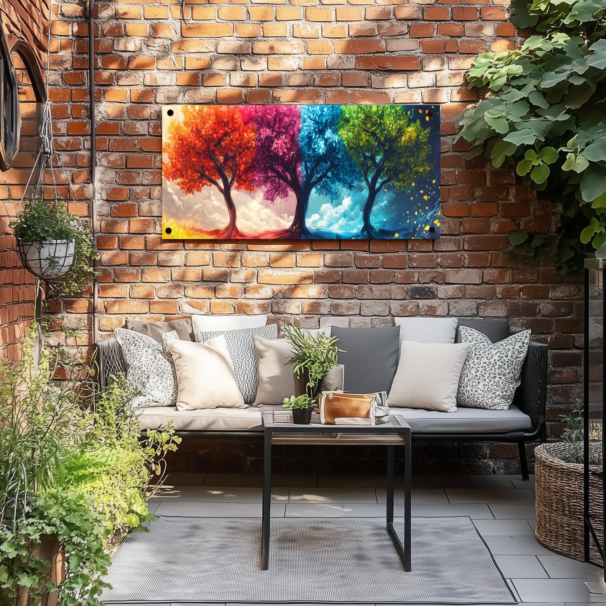Tuinposter Vier Seizoenen sfeerbeeld 2