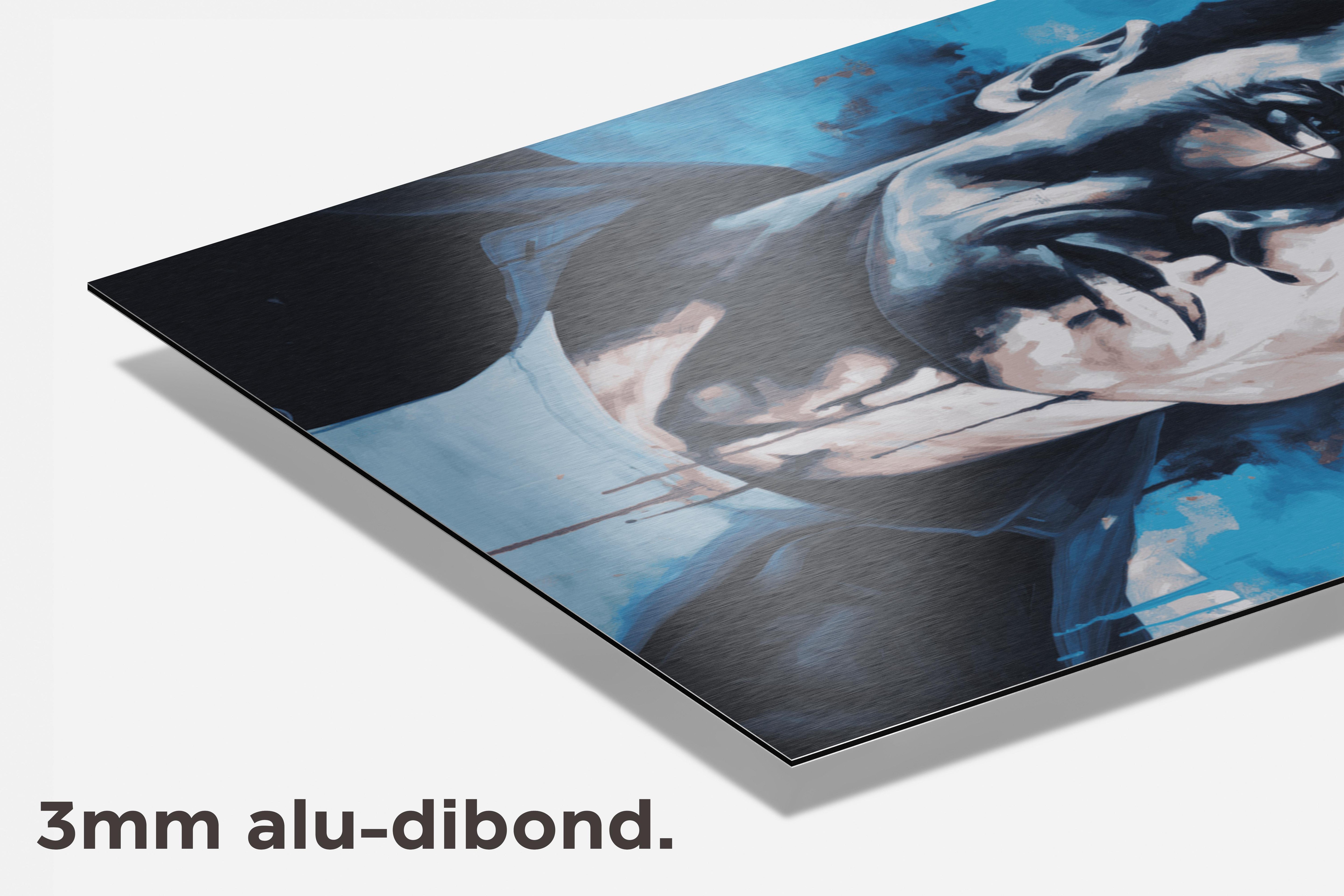 The Terminator Arnold dibond detail
