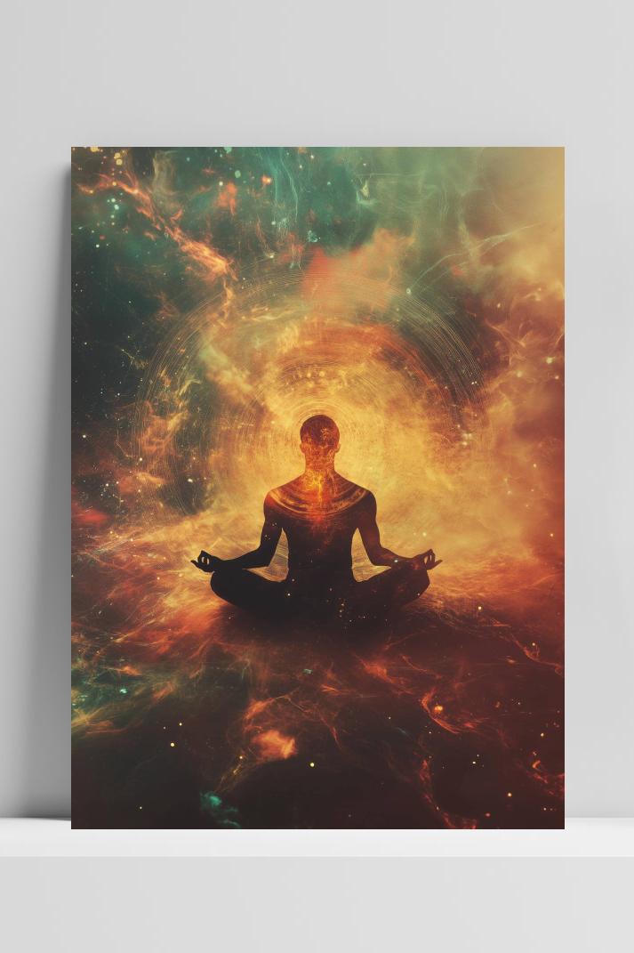Meditatie op 3mm aluminium dibond