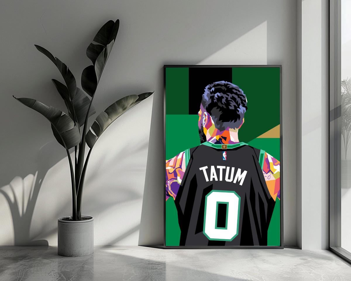Jayson Tatum Pop Art poster van 25 Artstreet