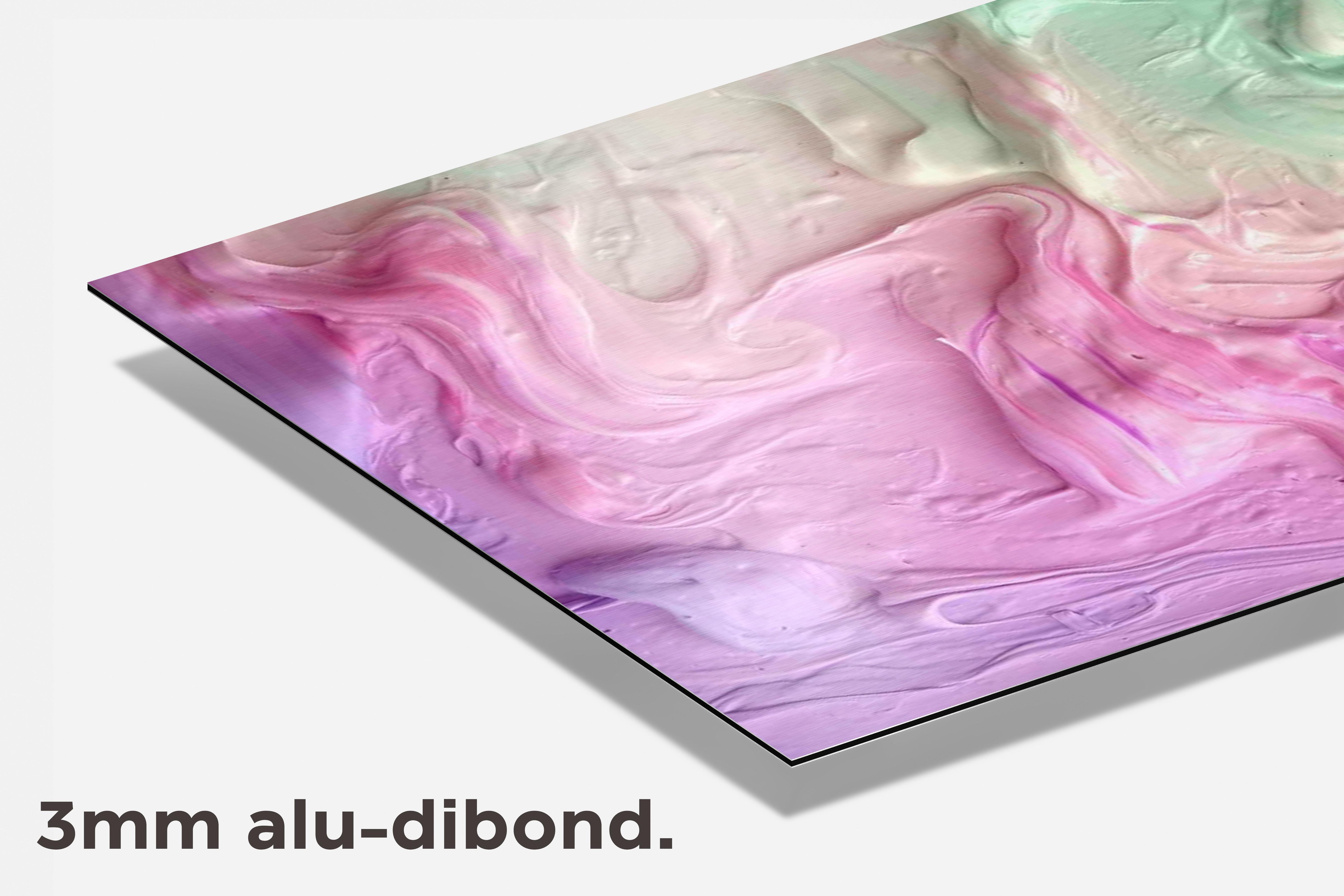Pastel Verloop dibond detail