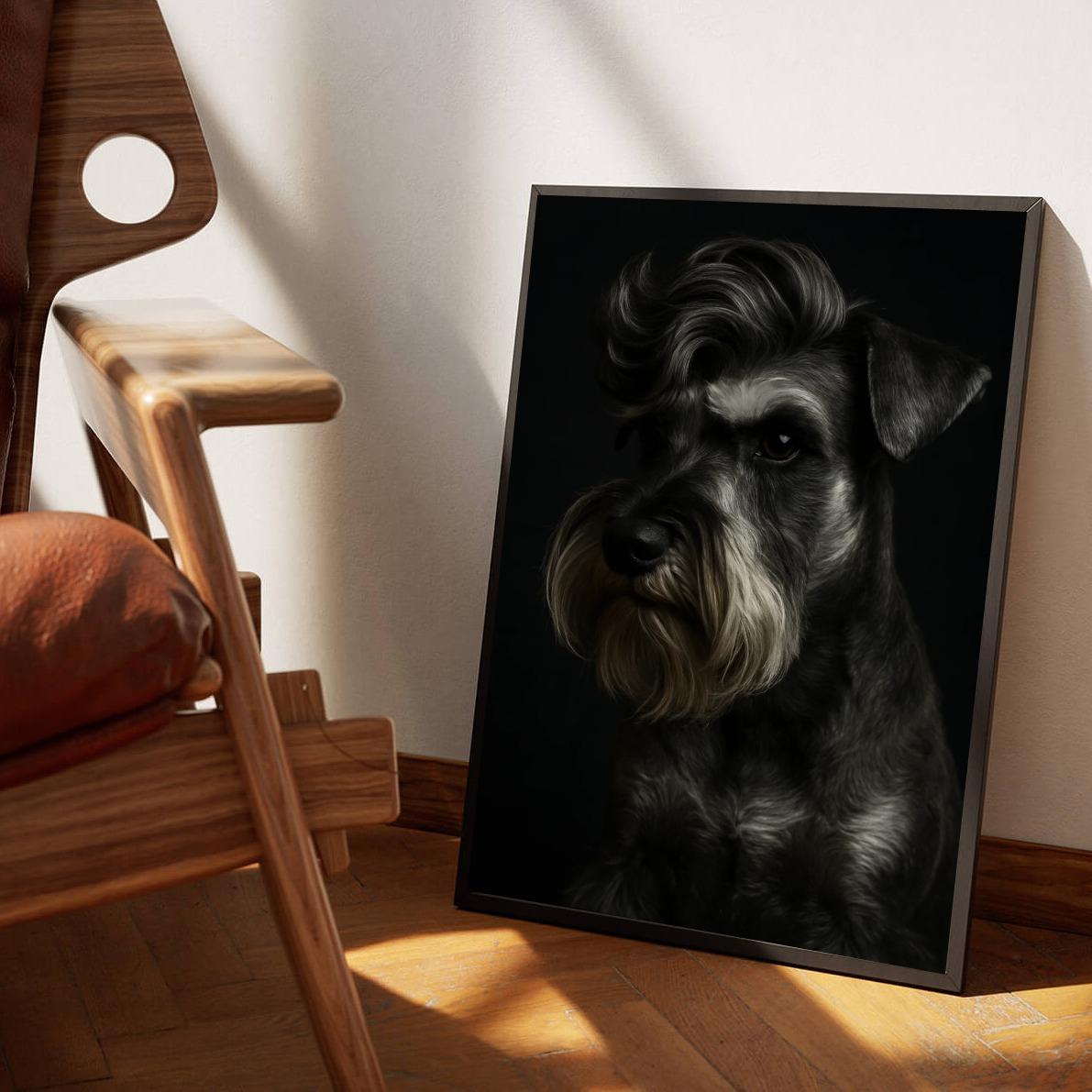 Schnauzer Dog poster sfeerbeeld 3