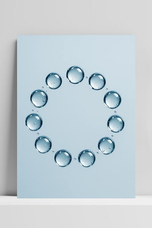 Póster Water Droplets