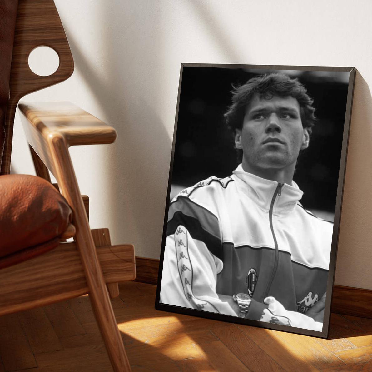 Marco van Basten B&W poster sfeerbeeld 1