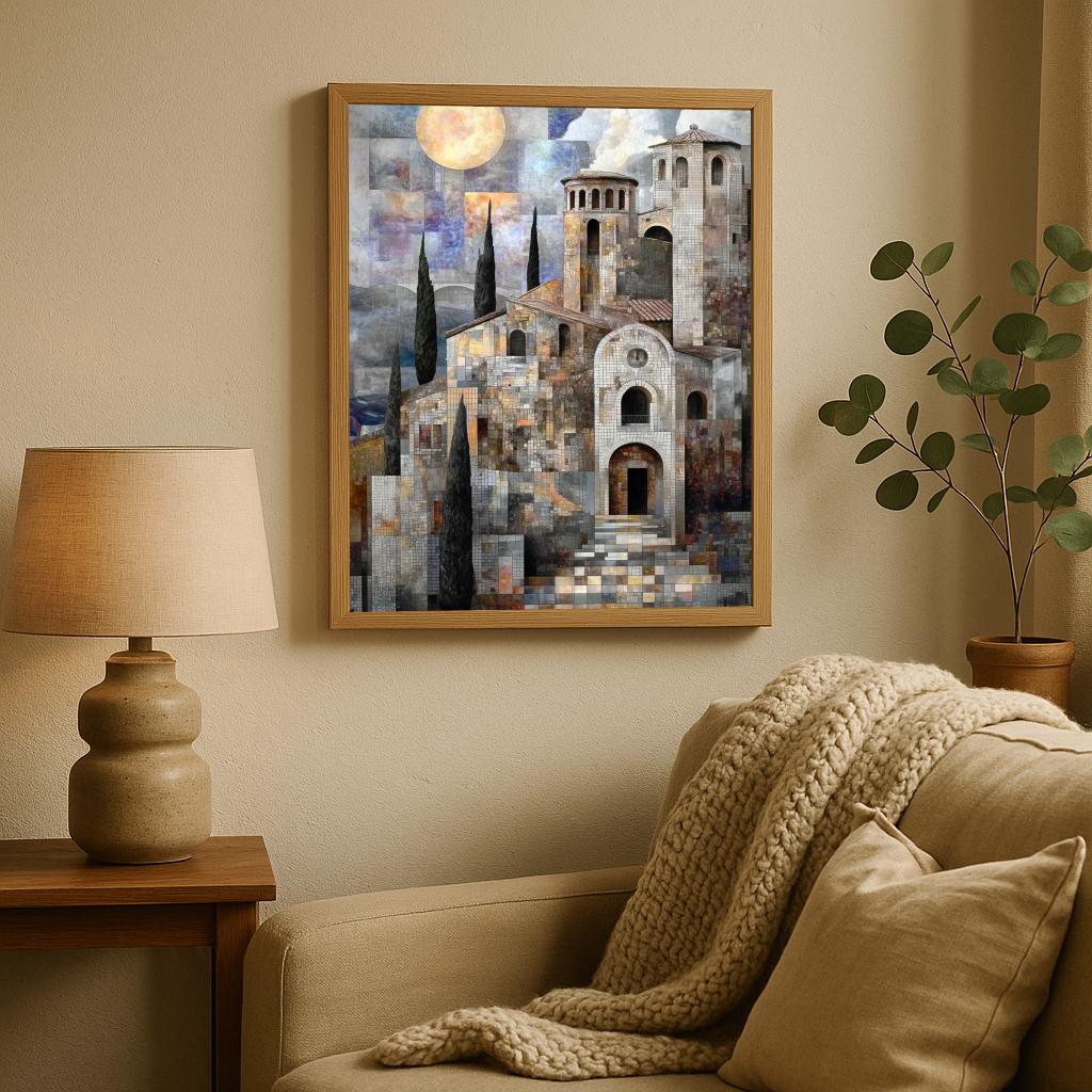 Greek CIty Cubism poster sfeerbeeld 1
