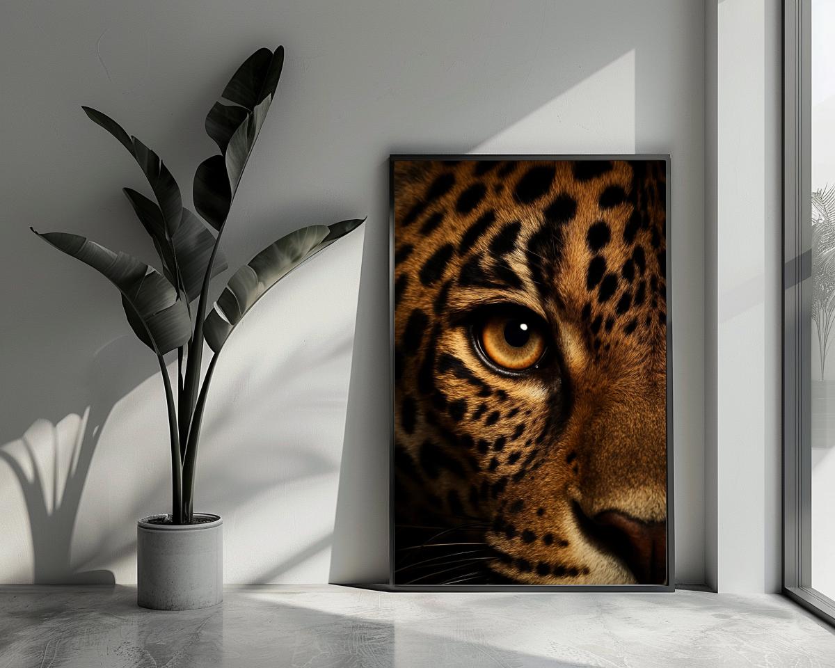 Leopard Close-up poster van 25 Artstreet