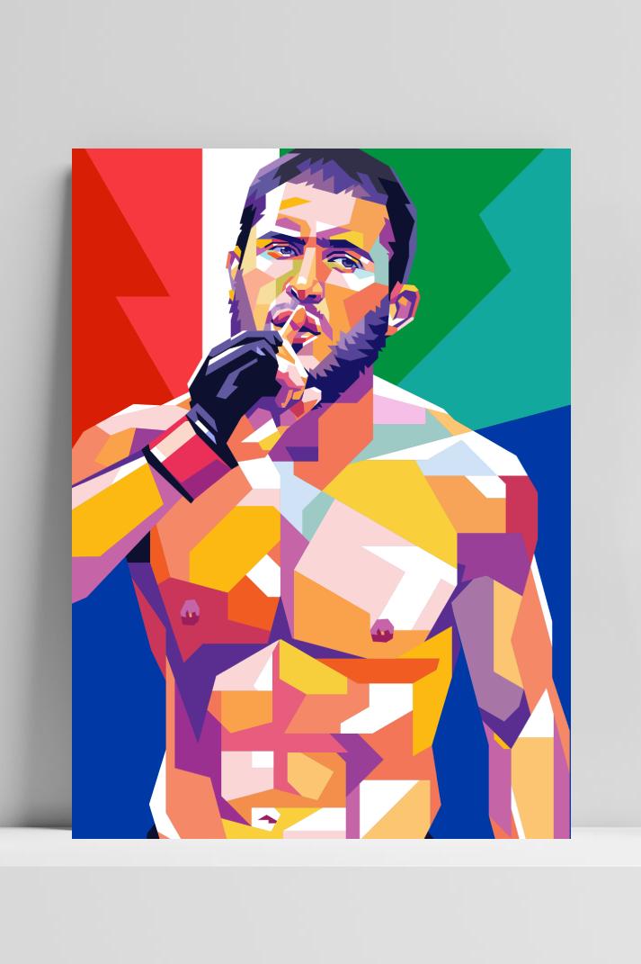 Islam Wpap op 3mm aluminium dibond