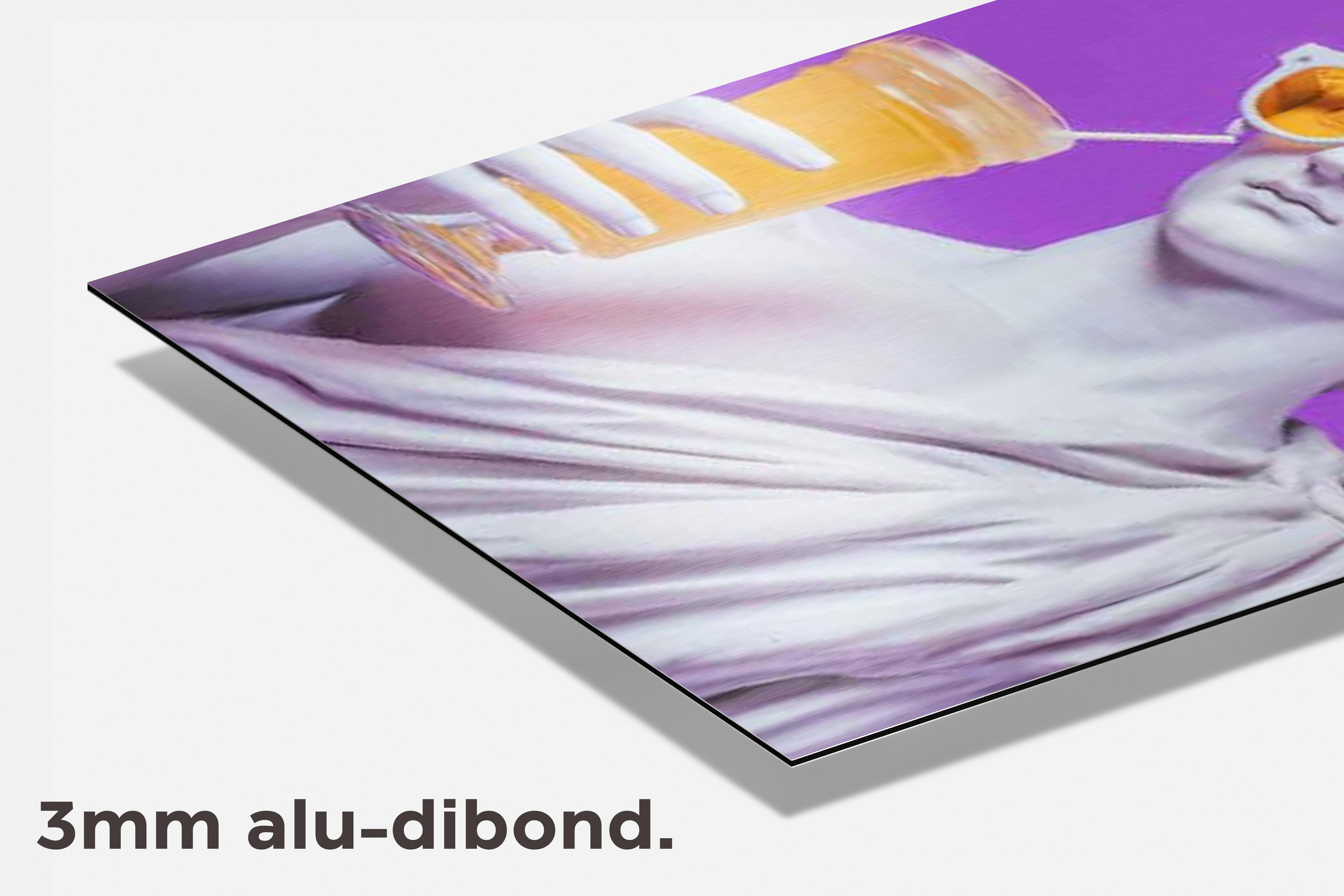 Griekse God Sap dibond detail