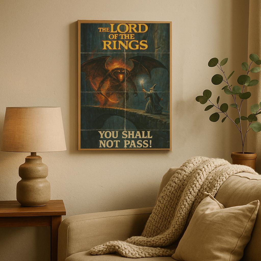 The Lord Of The Rings Art Quote poster sfeerbeeld 2