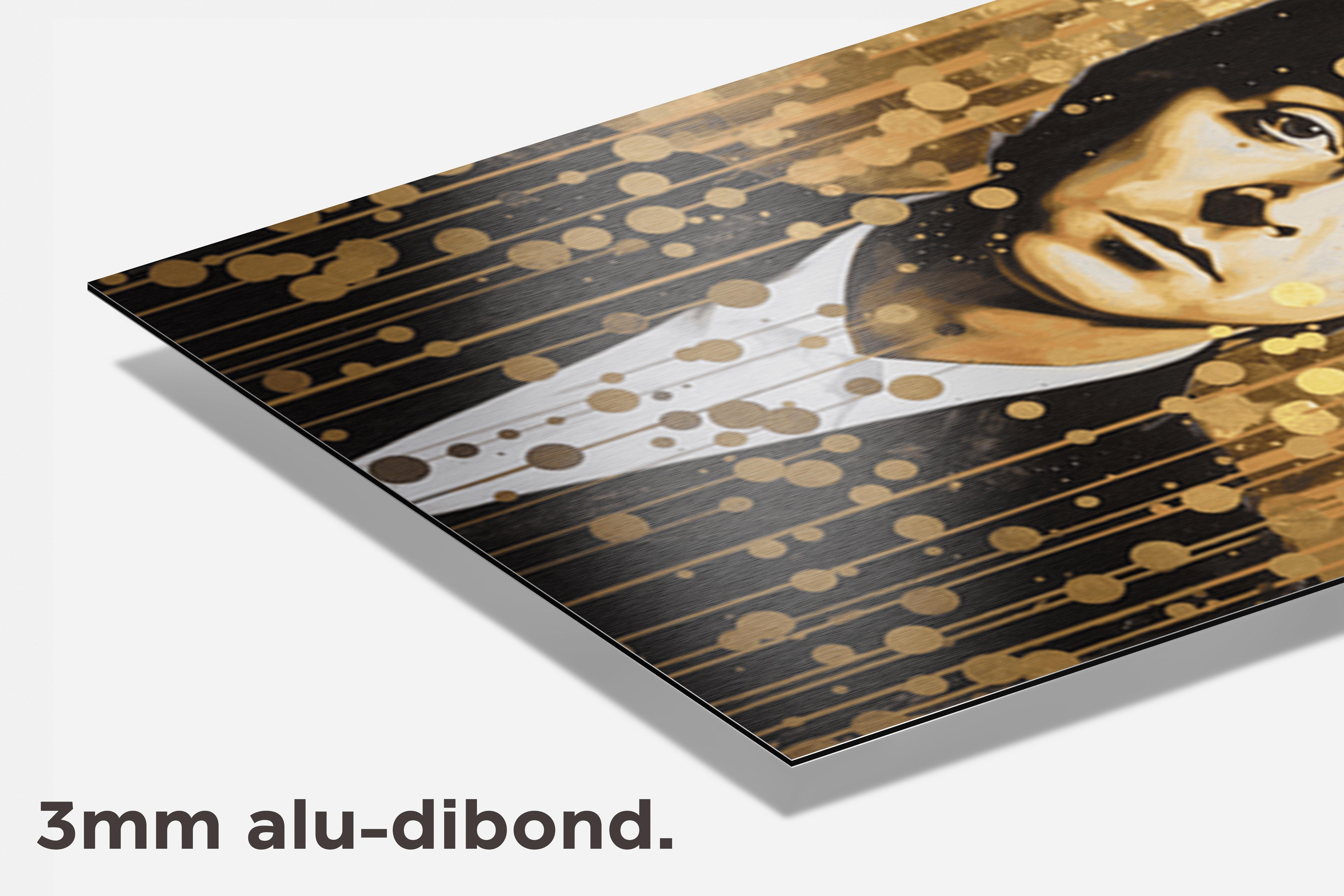 Paul Mccartney dibond detail