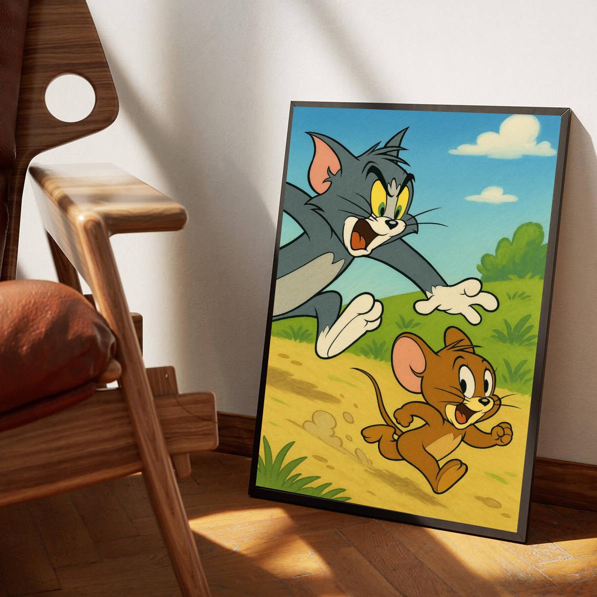 Tom and Jerry Cartoon poster sfeerbeeld 3