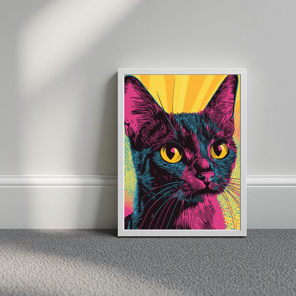 Pop Art Cat poster sfeerbeeld 3