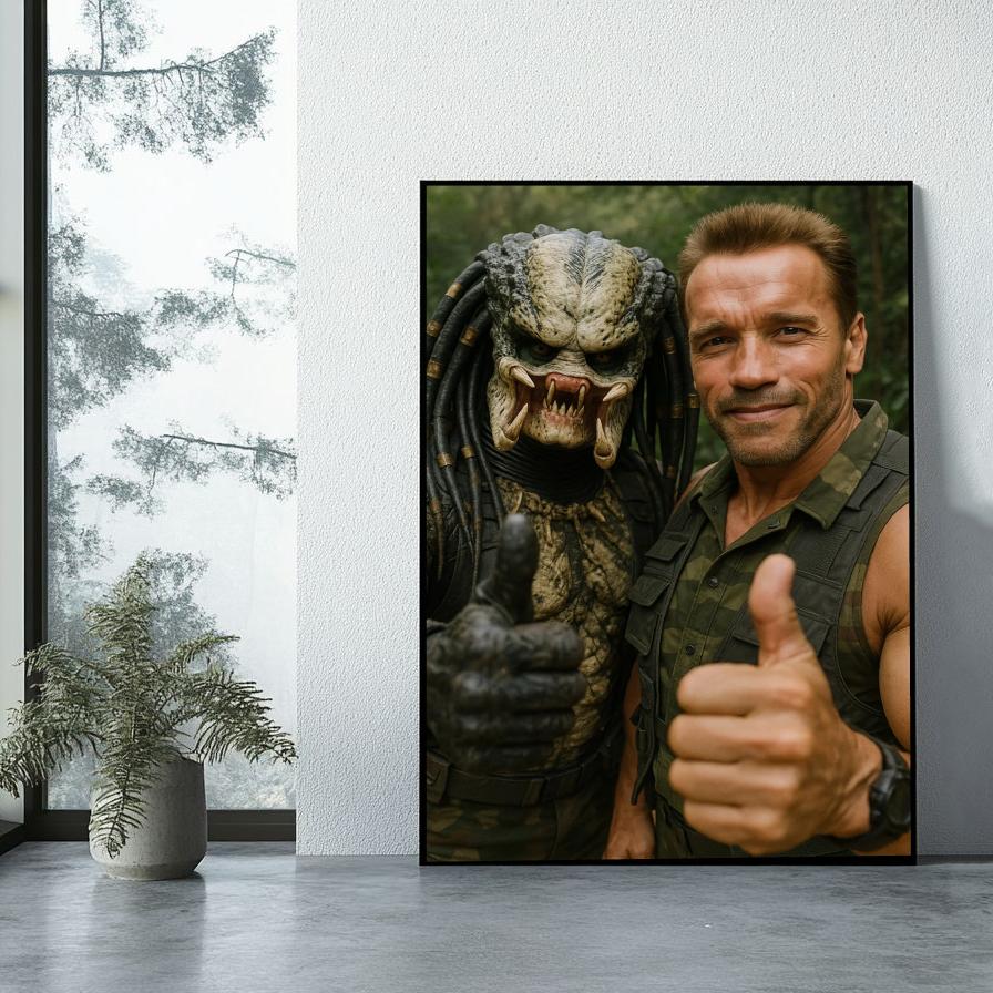 Arnold Schwarzenegger Predator poster sfeerbeeld 1
