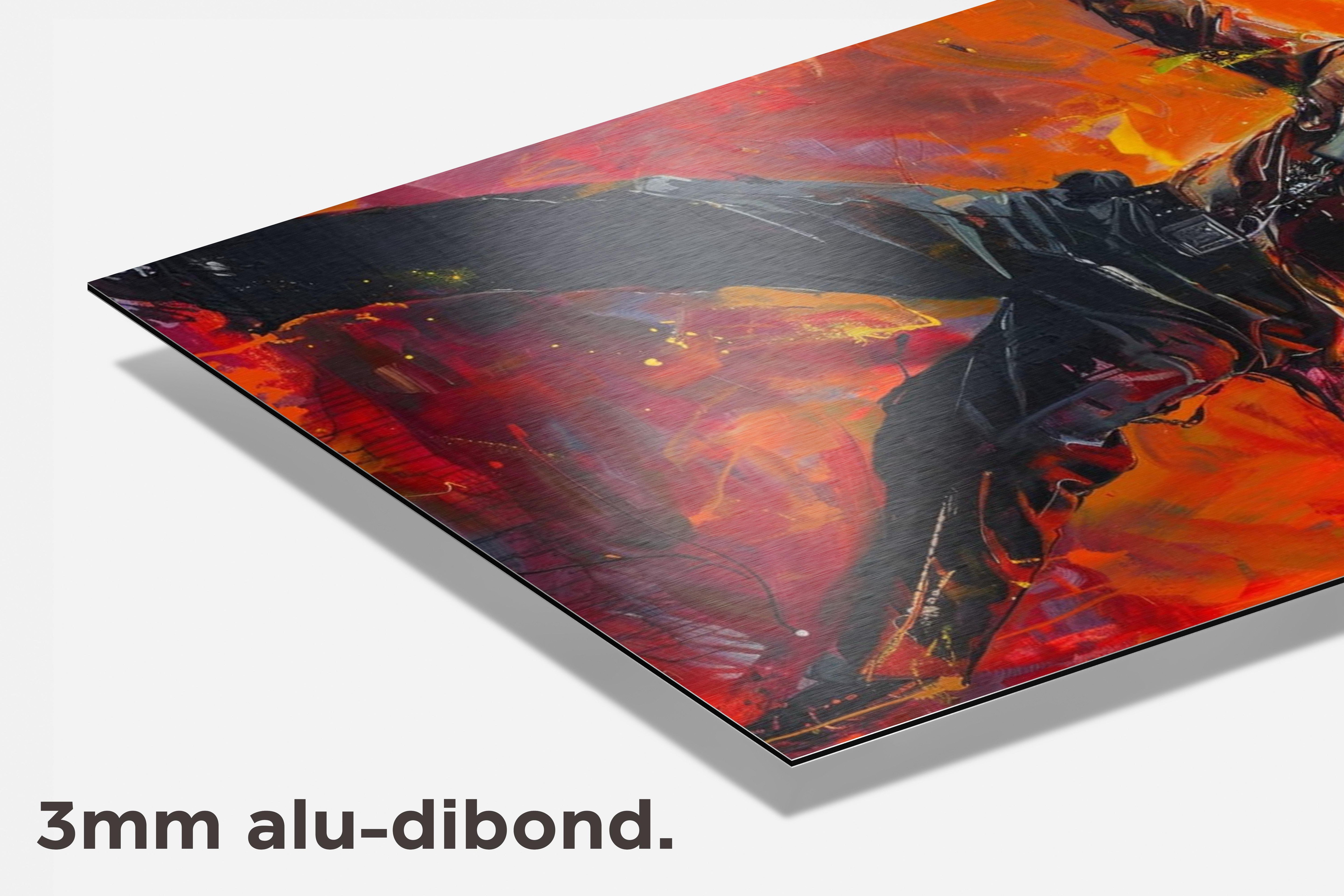 Elvis Presley dibond detail