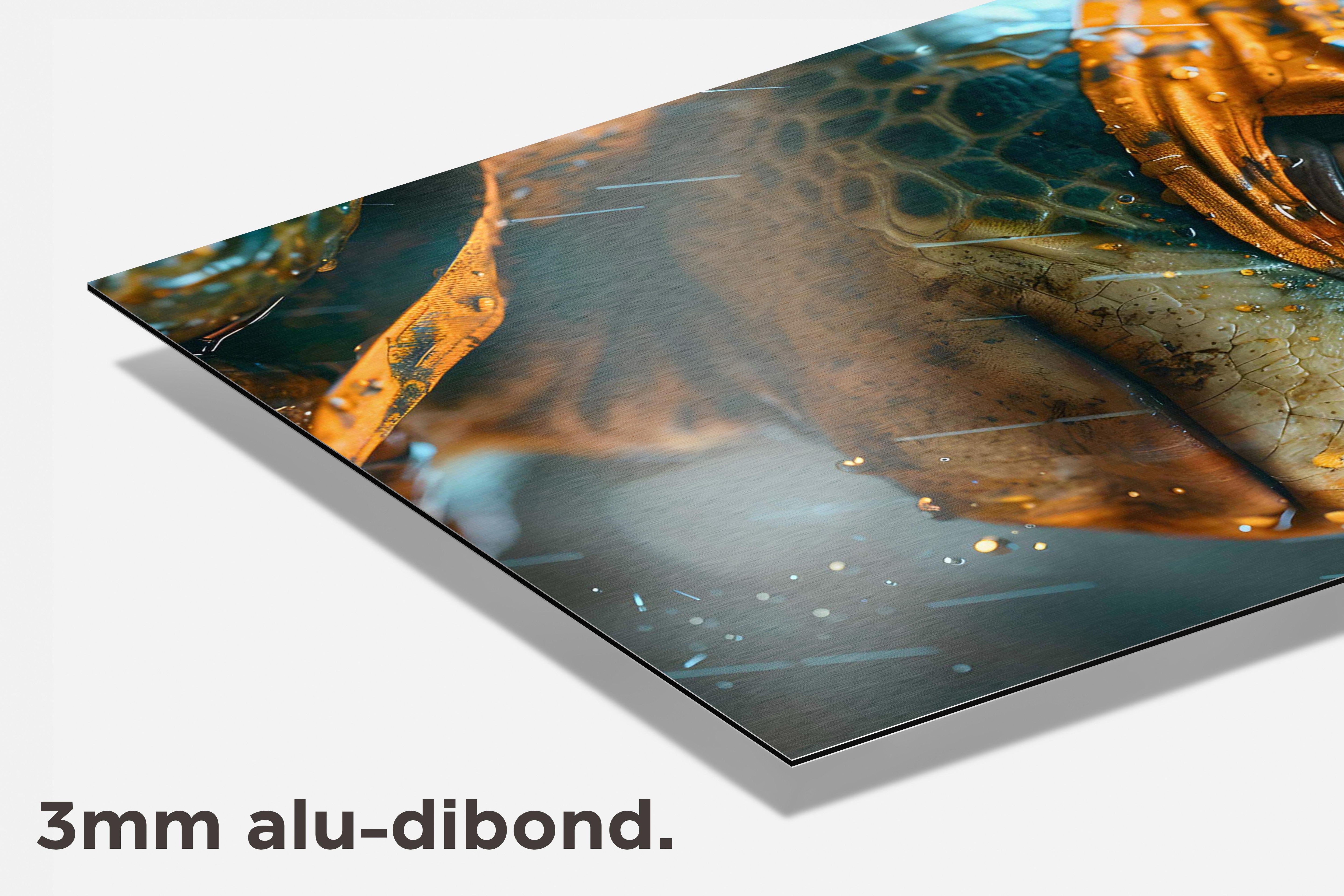 Michelangelo Ninja Turtle dibond detail