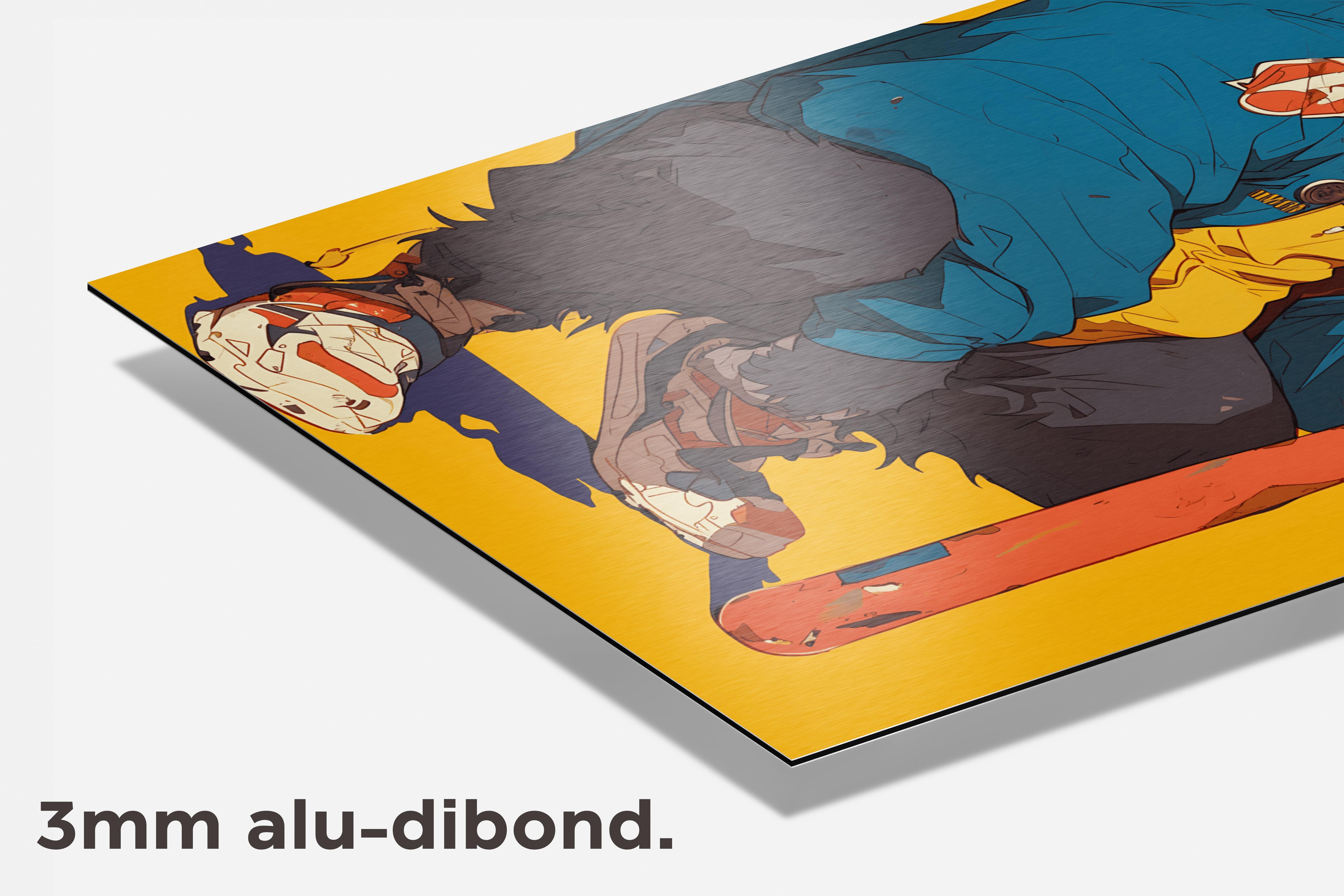 Gorilla Jas dibond detail