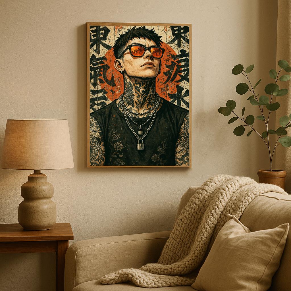 Guy Tattoo Japanese poster sfeerbeeld 2