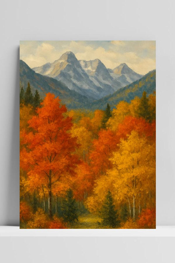 Autumn Nature Aquarel poster
