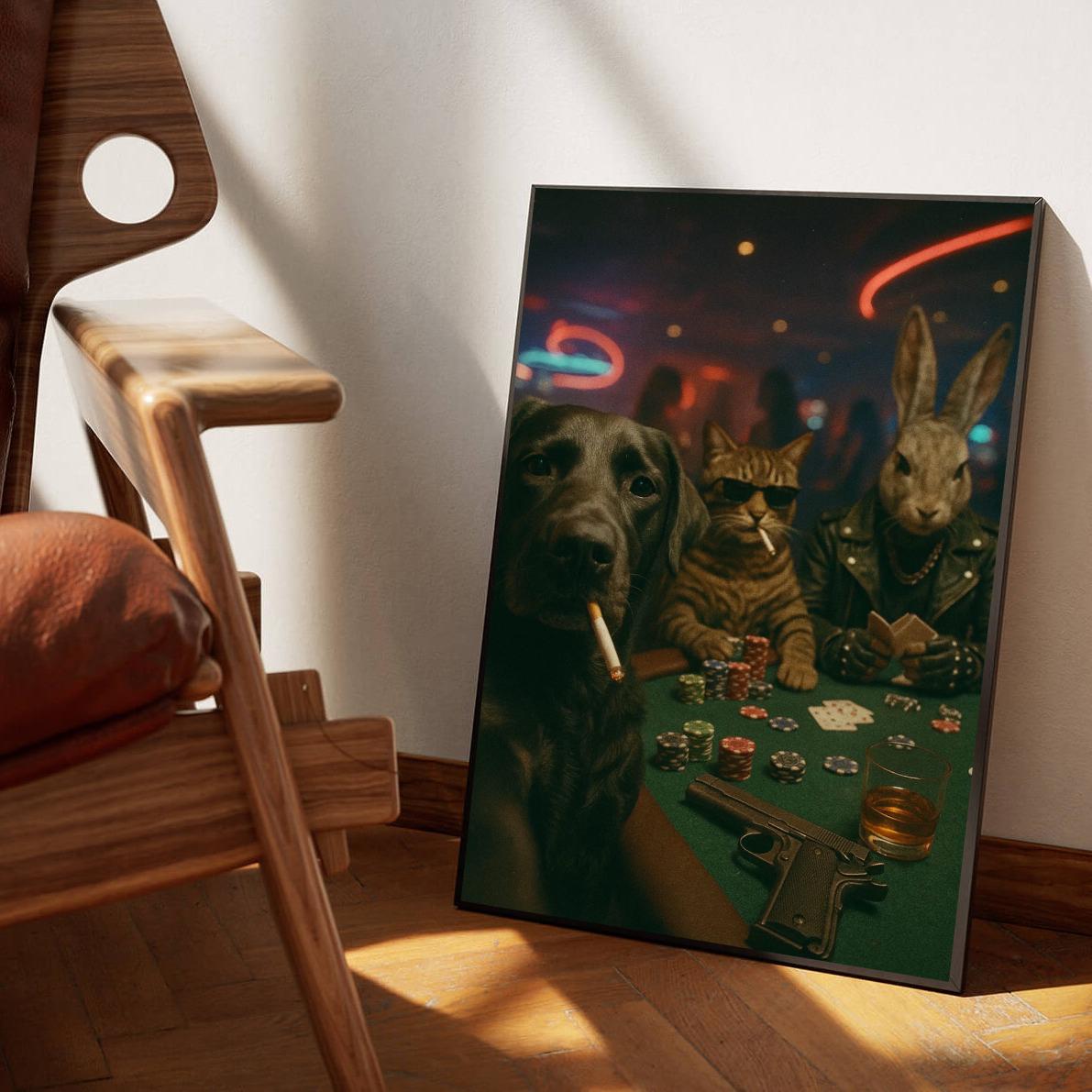 Animals Poker poster sfeerbeeld 1