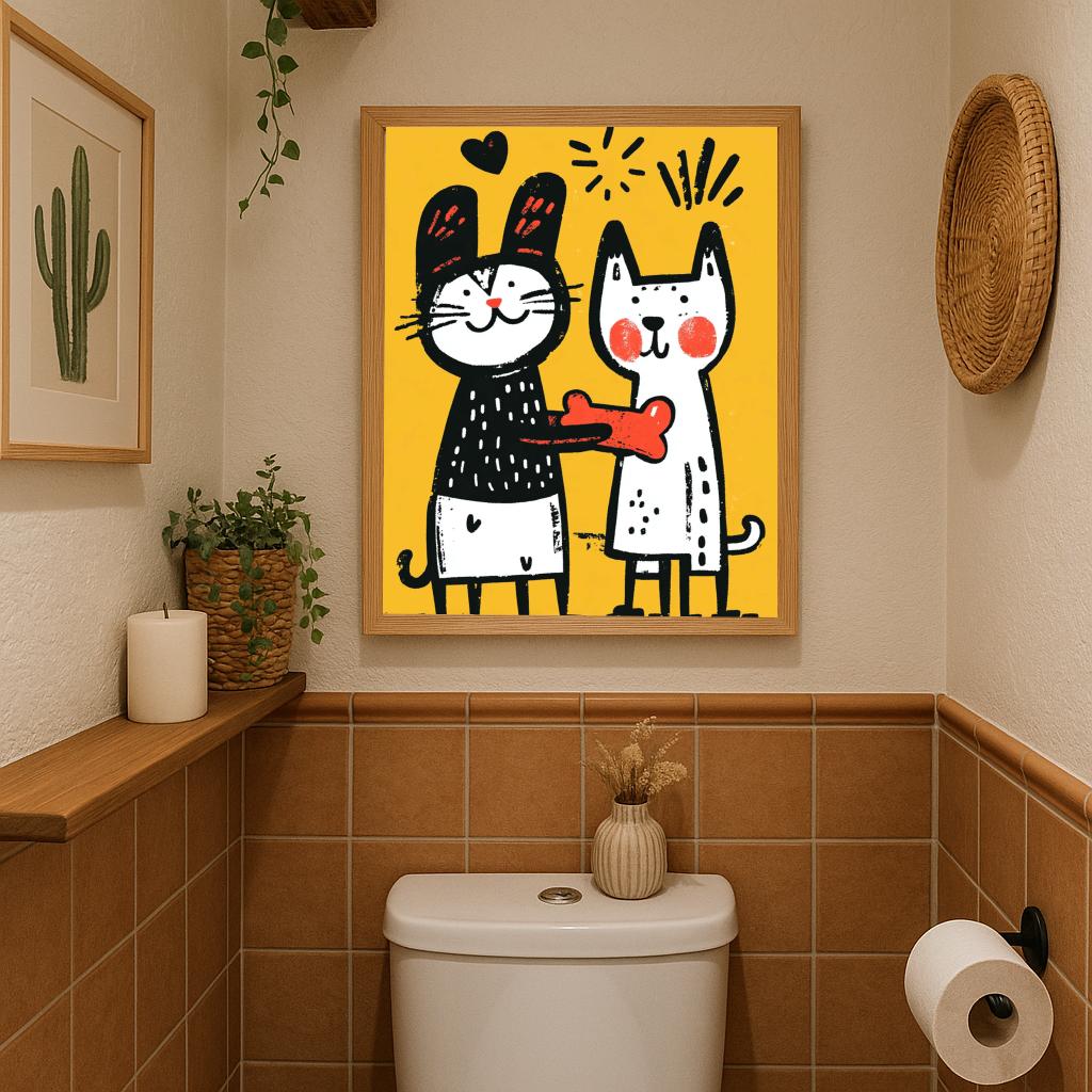 Animals Art Minimalist poster sfeerbeeld 2