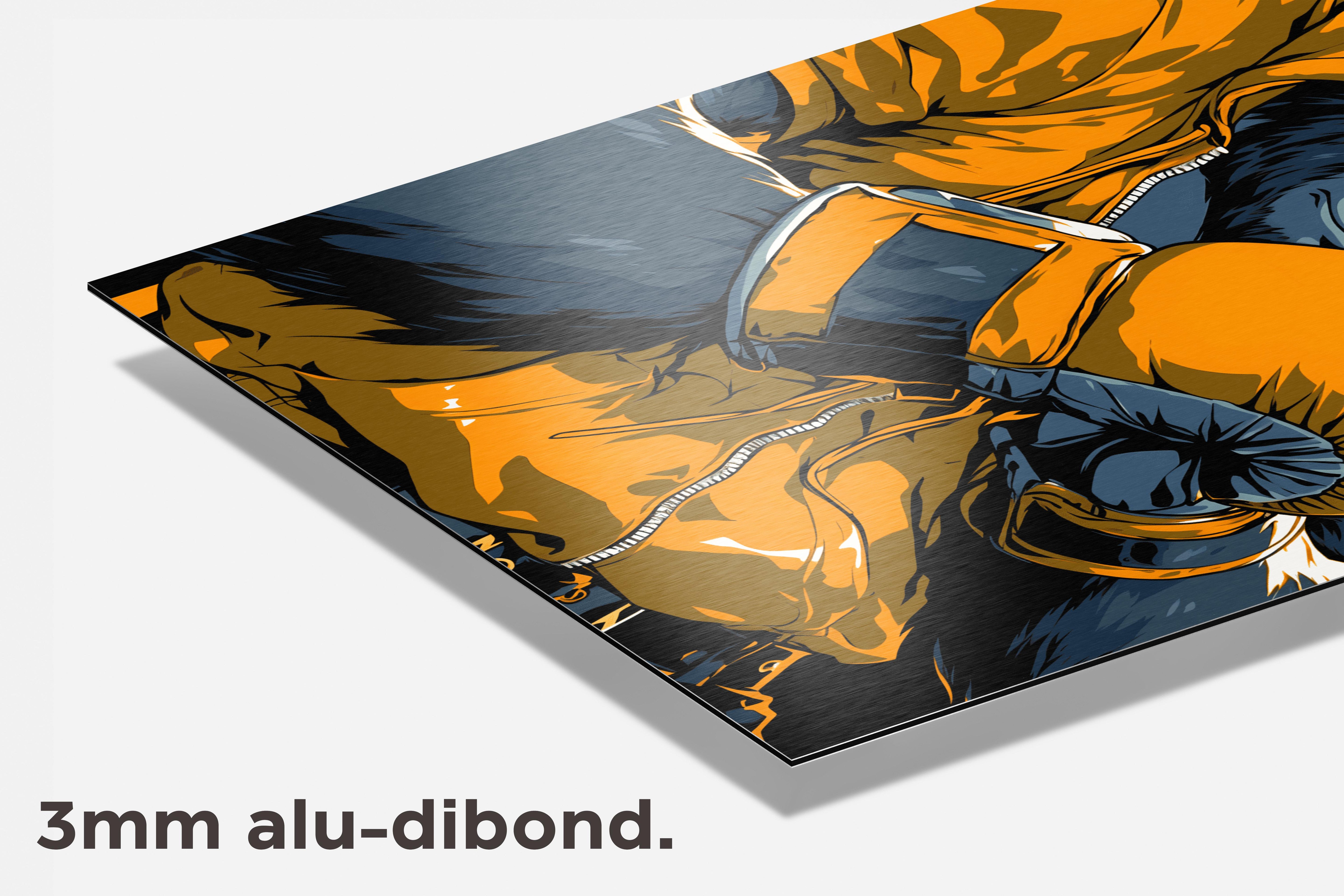 Gorillabokser dibond detail
