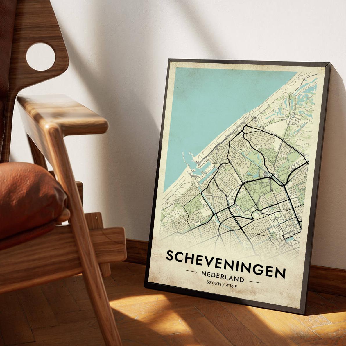 Scheveningen Vintage poster sfeerbeeld 1
