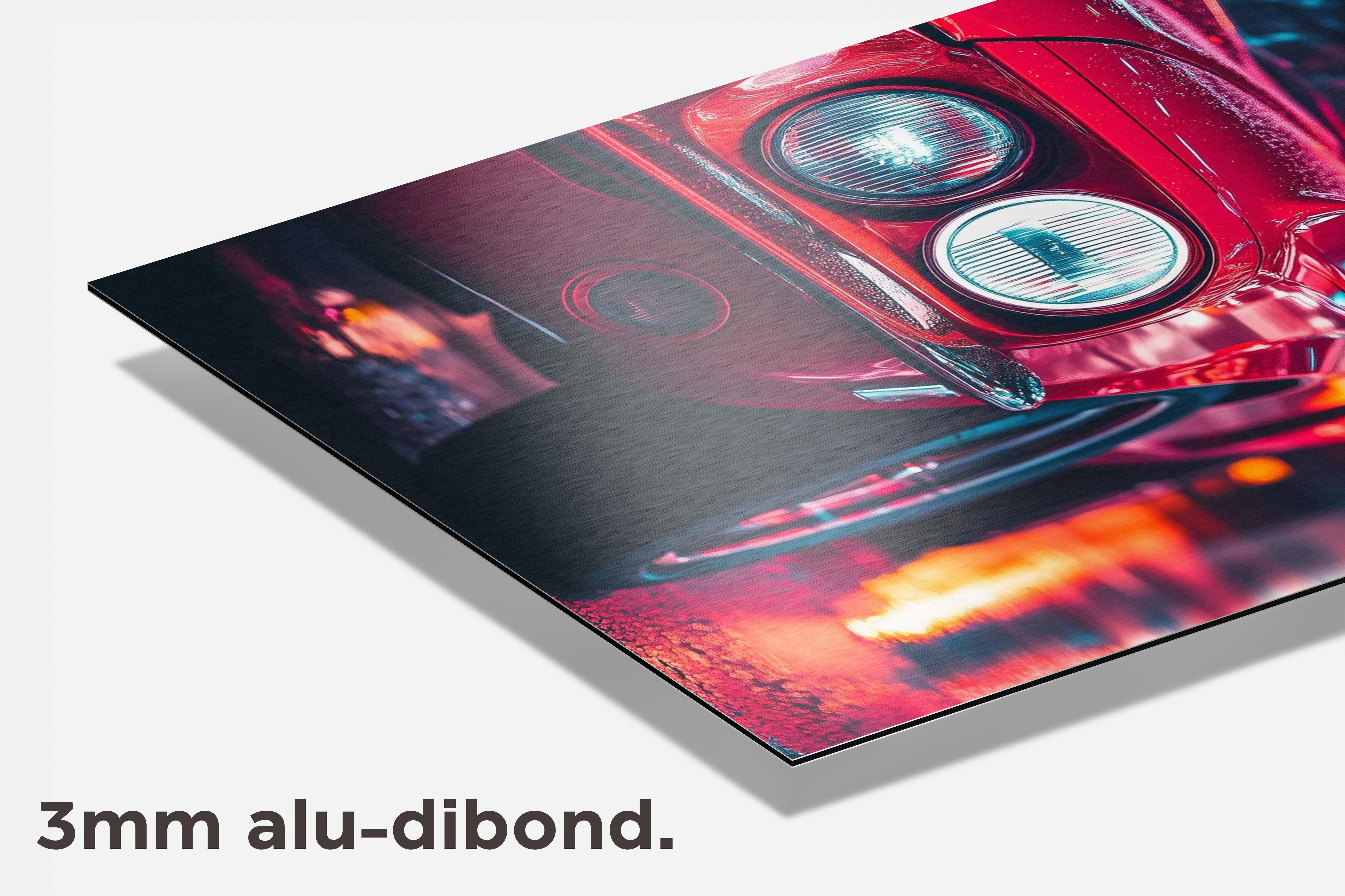 Rode Auto Neon dibond detail