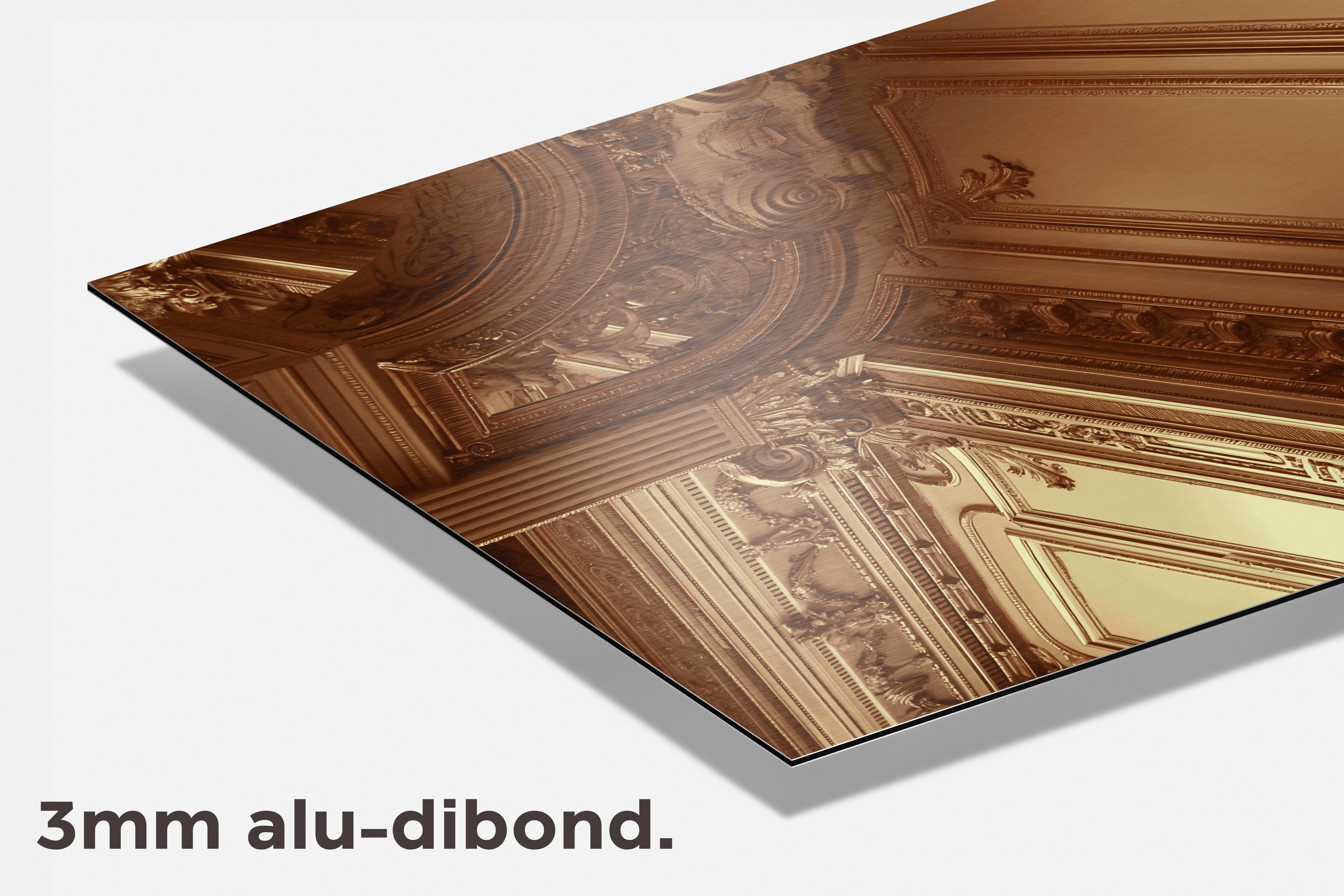 Plafond Bronze dibond detail