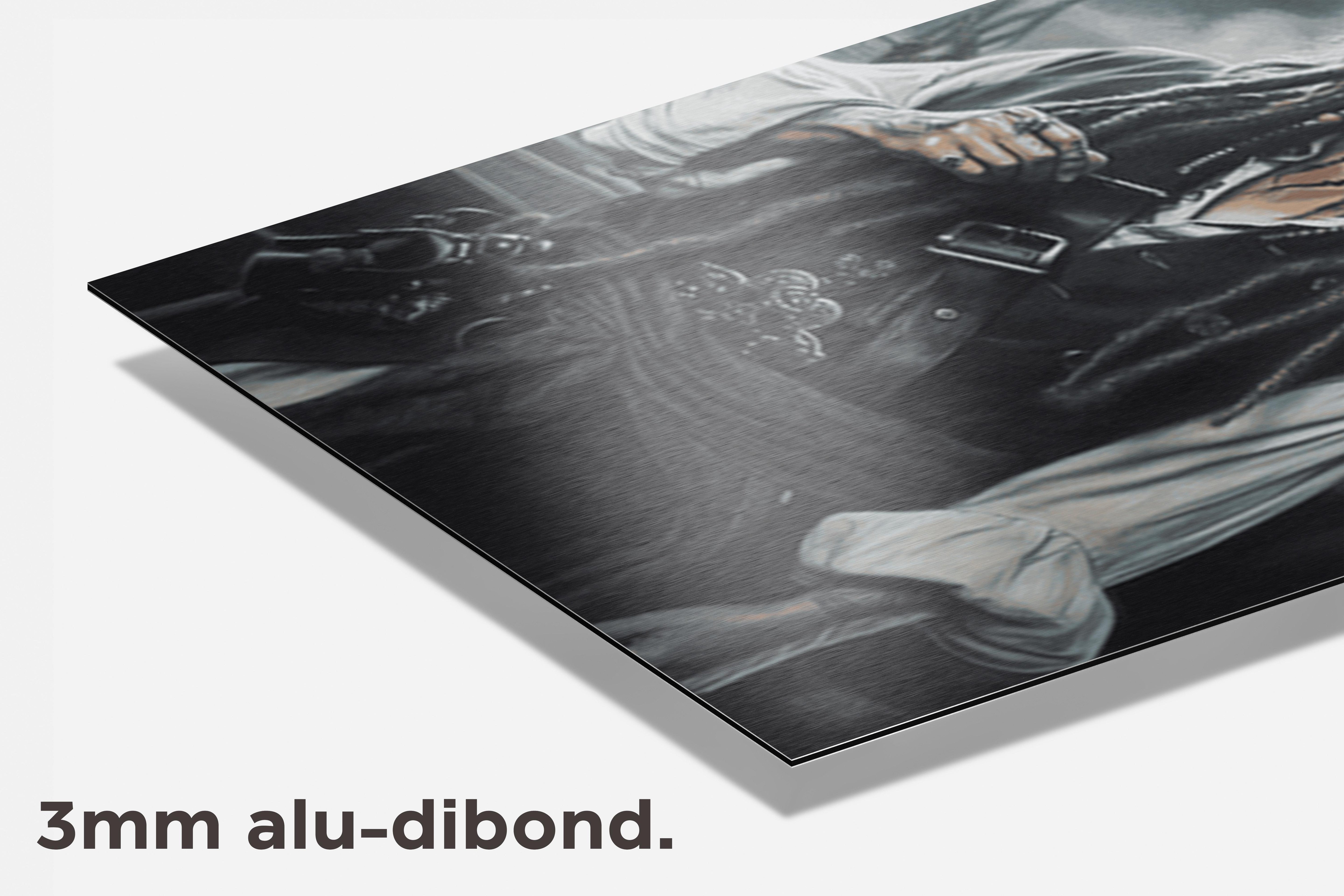 Jack Sparrow dibond detail