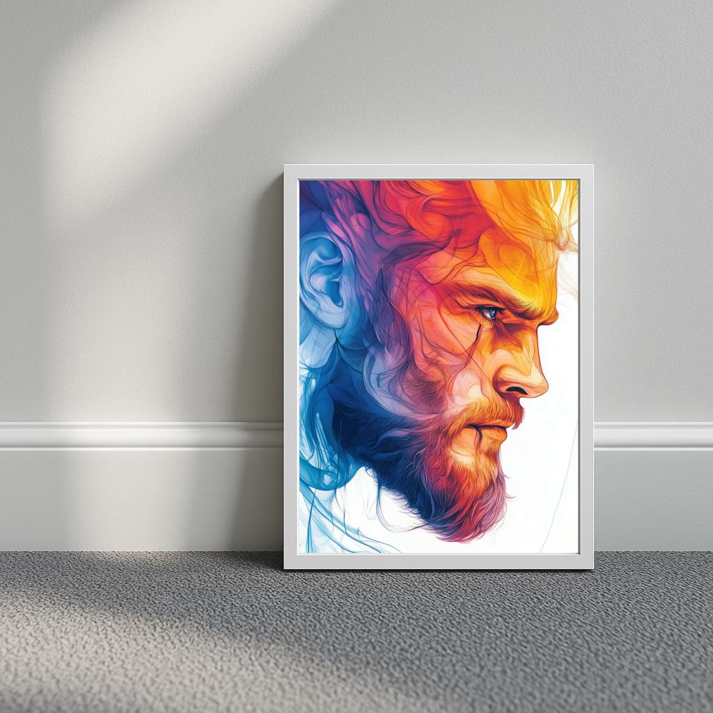 Thor Marvel Art poster sfeerbeeld 3