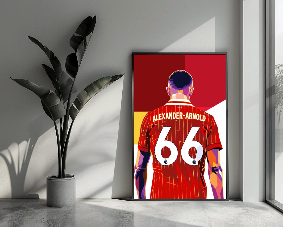 Trent Alexander-Arnold Pop Art poster van 25 Artstreet