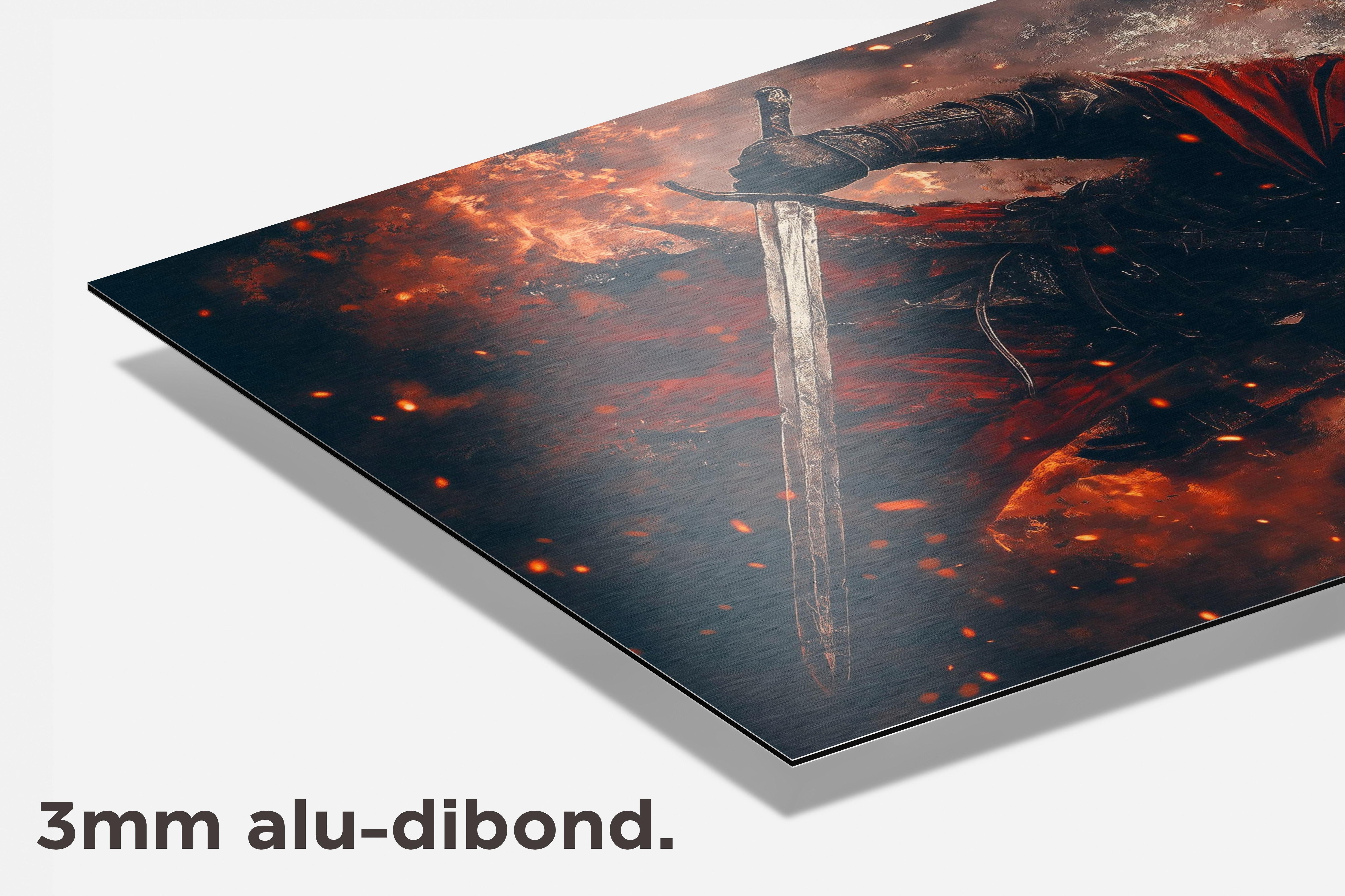 Ridder Zwaard dibond detail