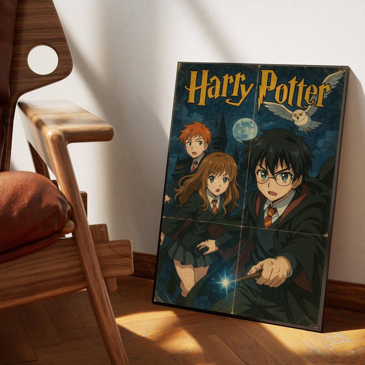 Cartoon Harry Potter poster sfeerbeeld 1