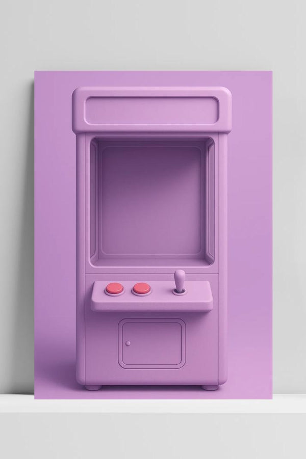 Game Arcade Minimalist Poster