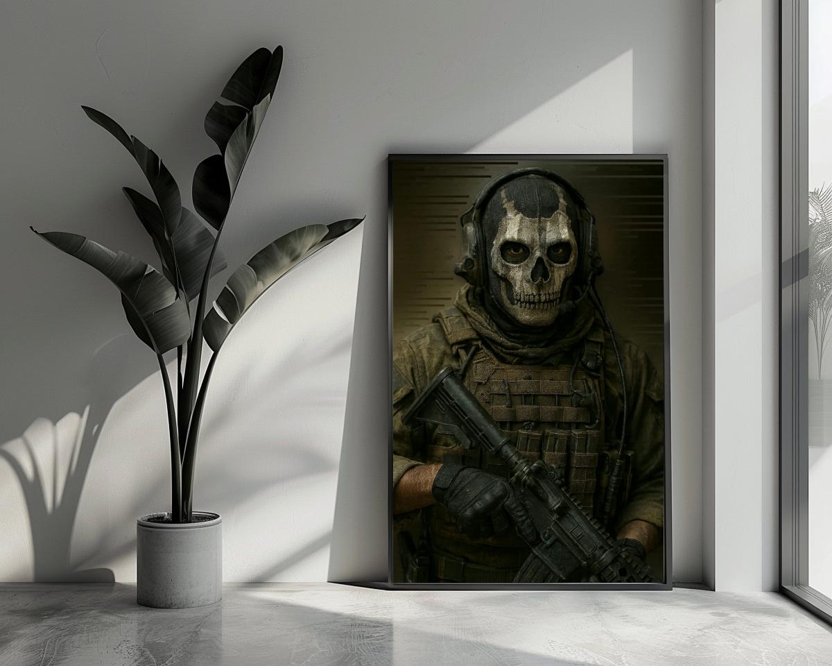Ghost Call Of Duty poster van 25 Artstreet