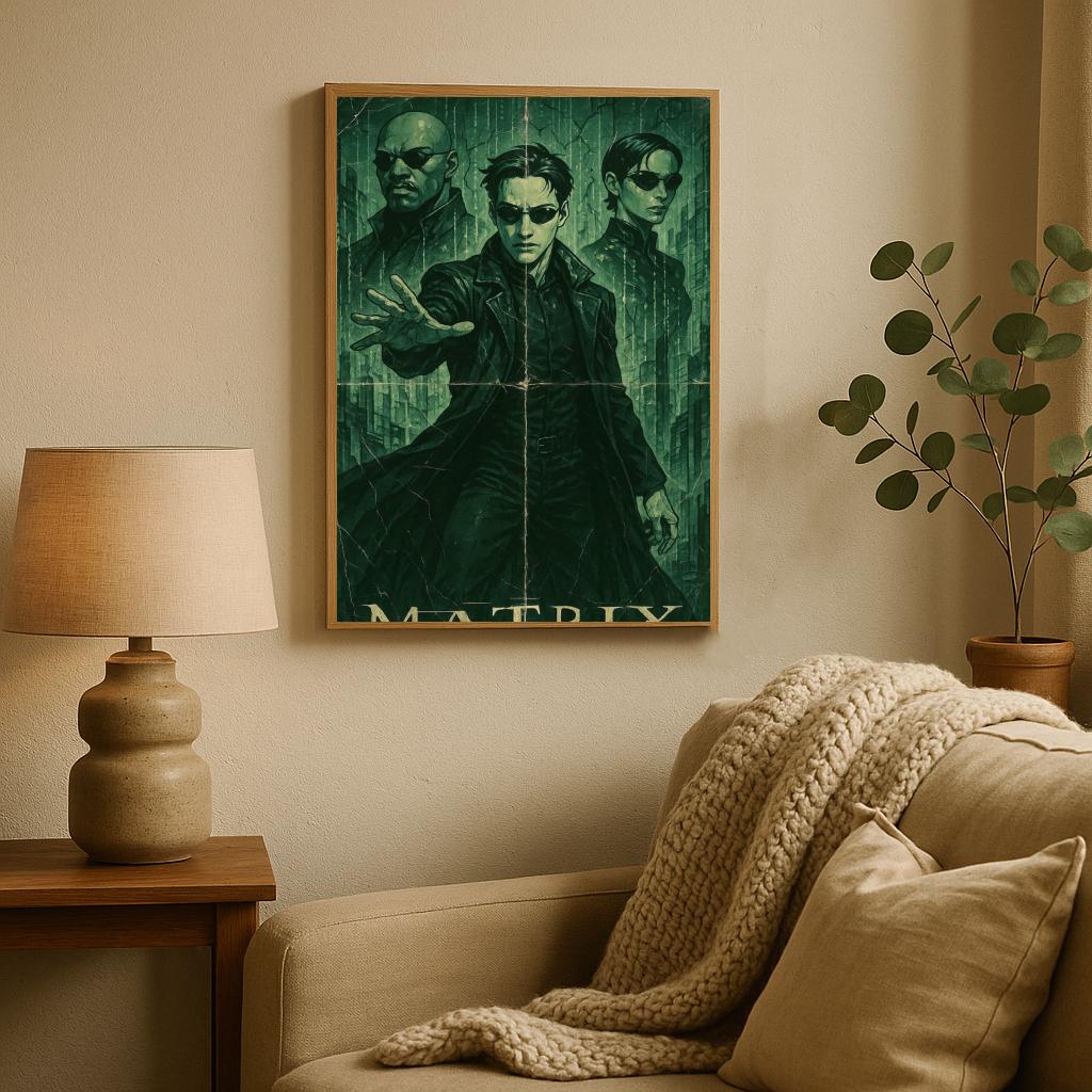 Matrix Cartoon Text poster sfeerbeeld 2