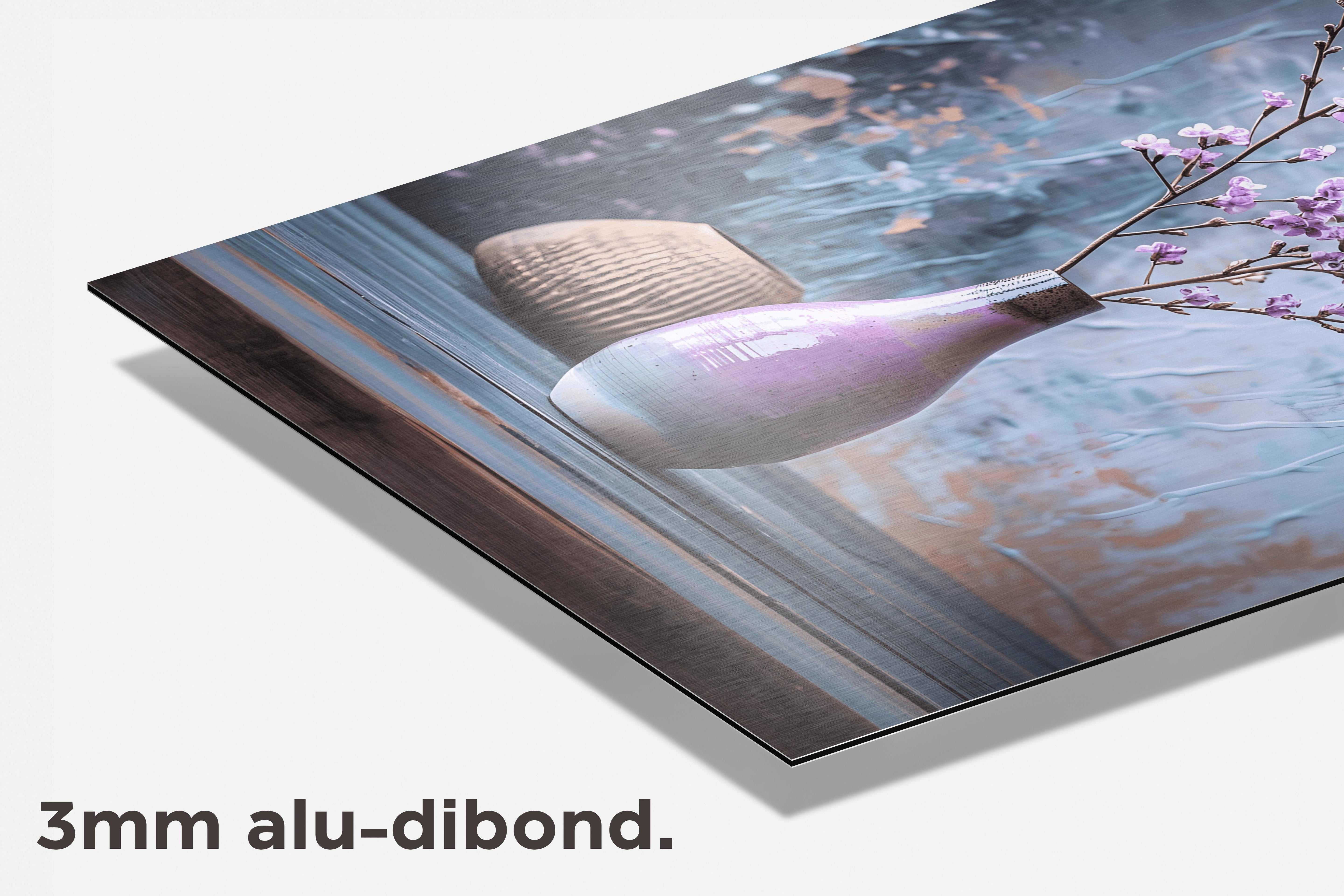 Bloemenvaas dibond detail