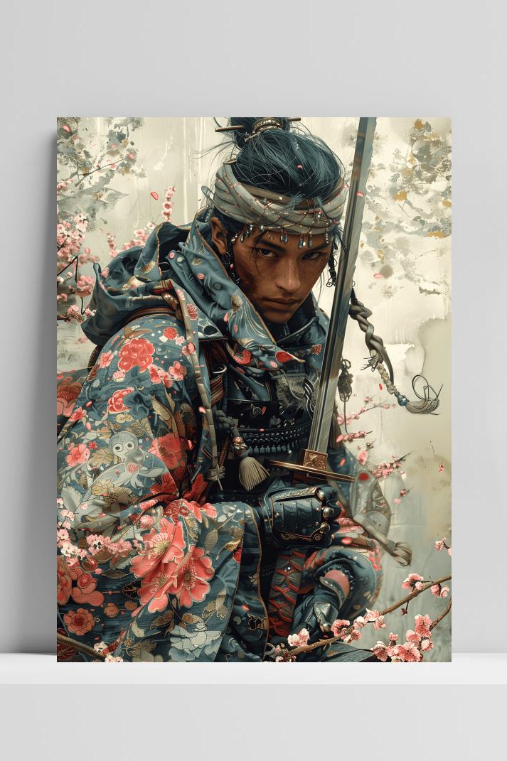 Samurai op 3mm aluminium dibond