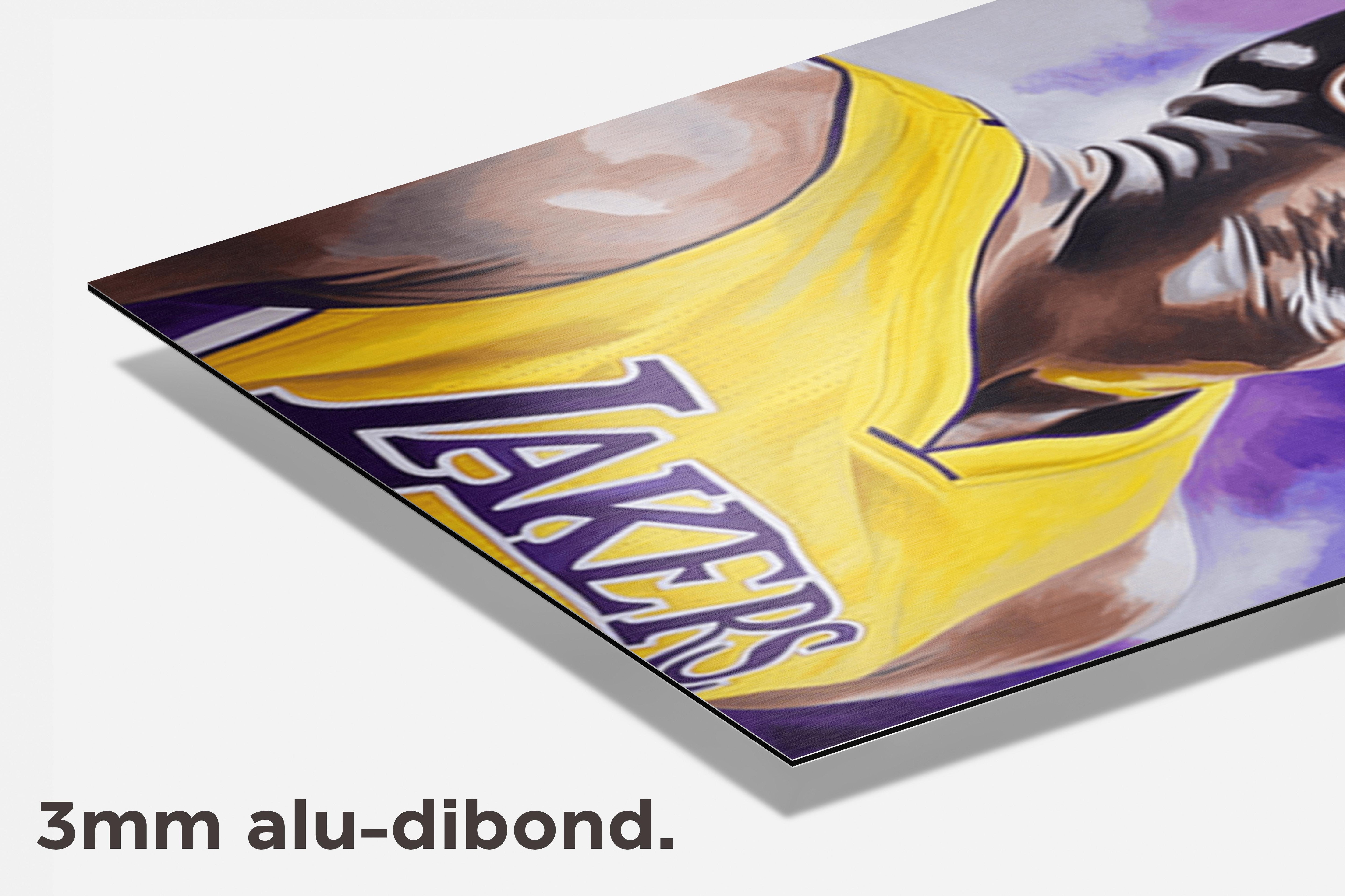Kobe Bryant Poster dibond detail
