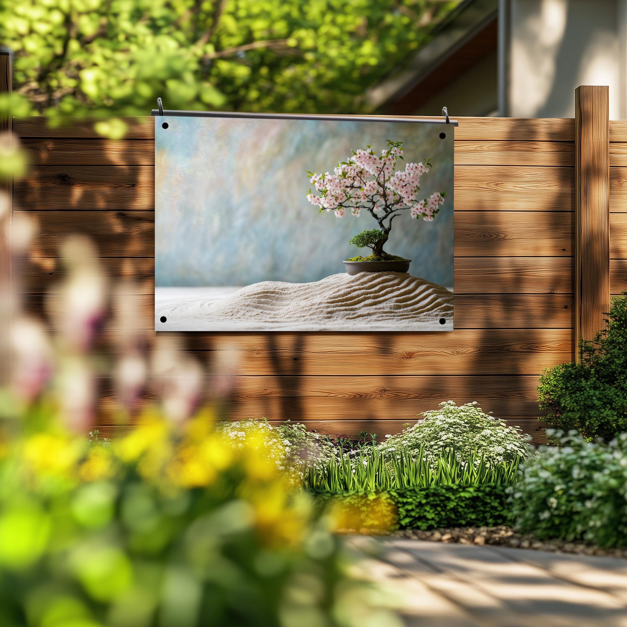 Tuinposter Kersenbloesem sfeerbeeld 2