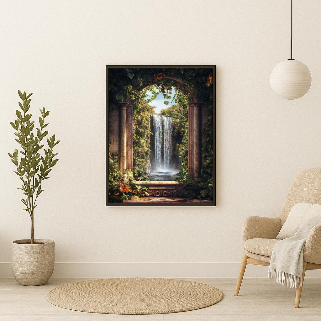 Baroque Waterfall poster sfeerbeeld 2