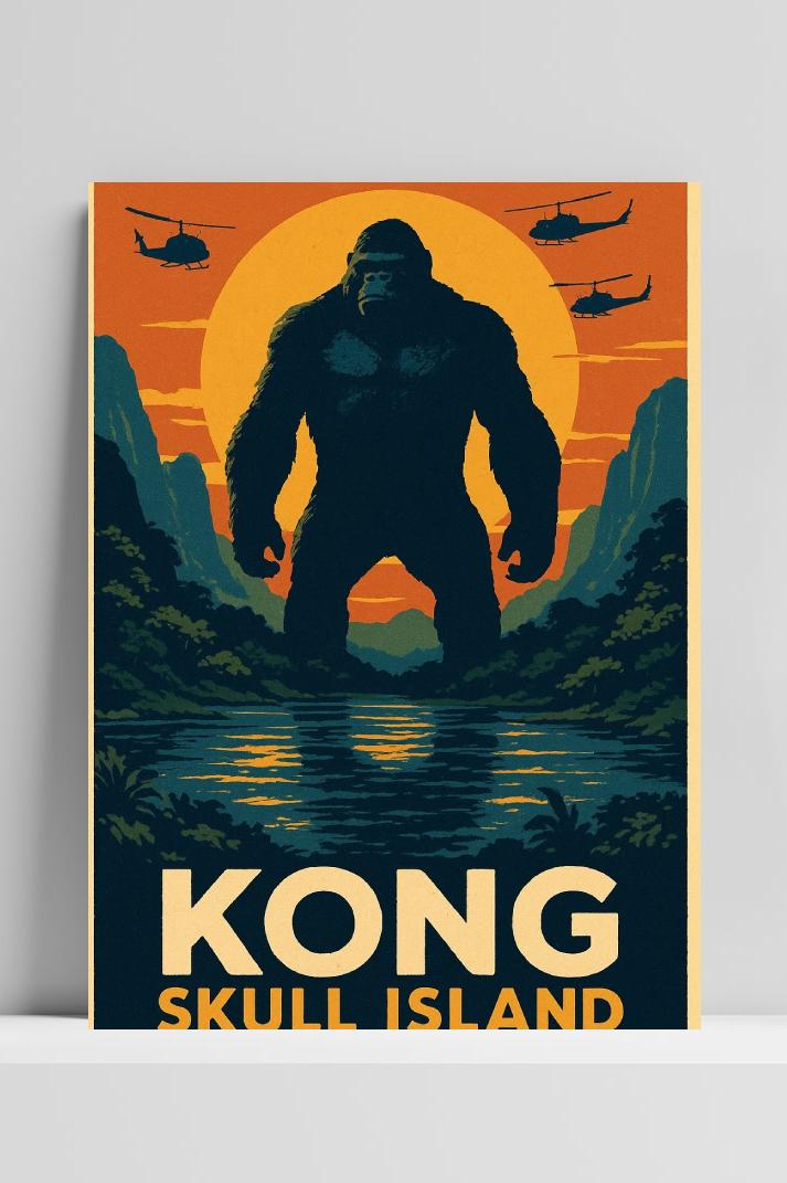 Kong Skull Island dans un intérieur