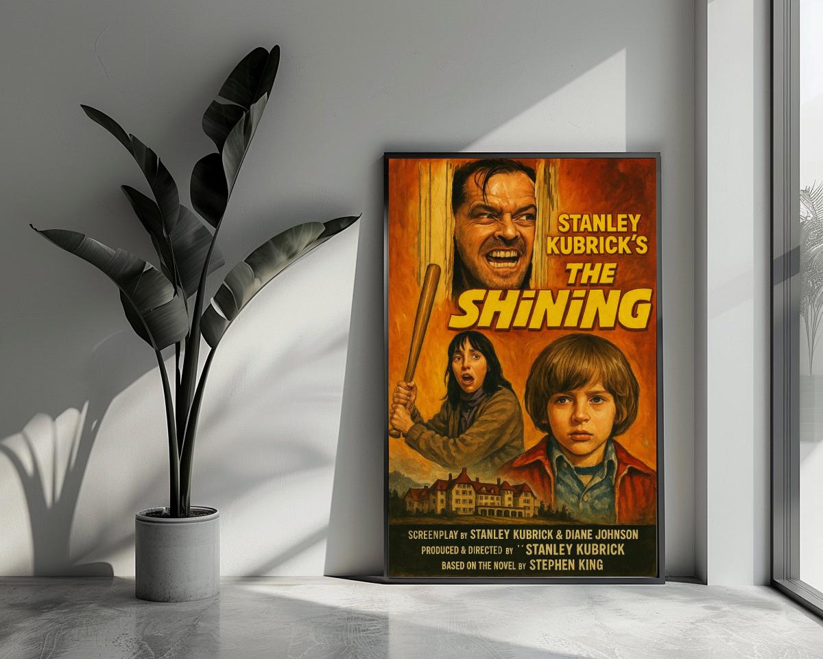 The Shining Vintage Text poster van 25 Artstreet